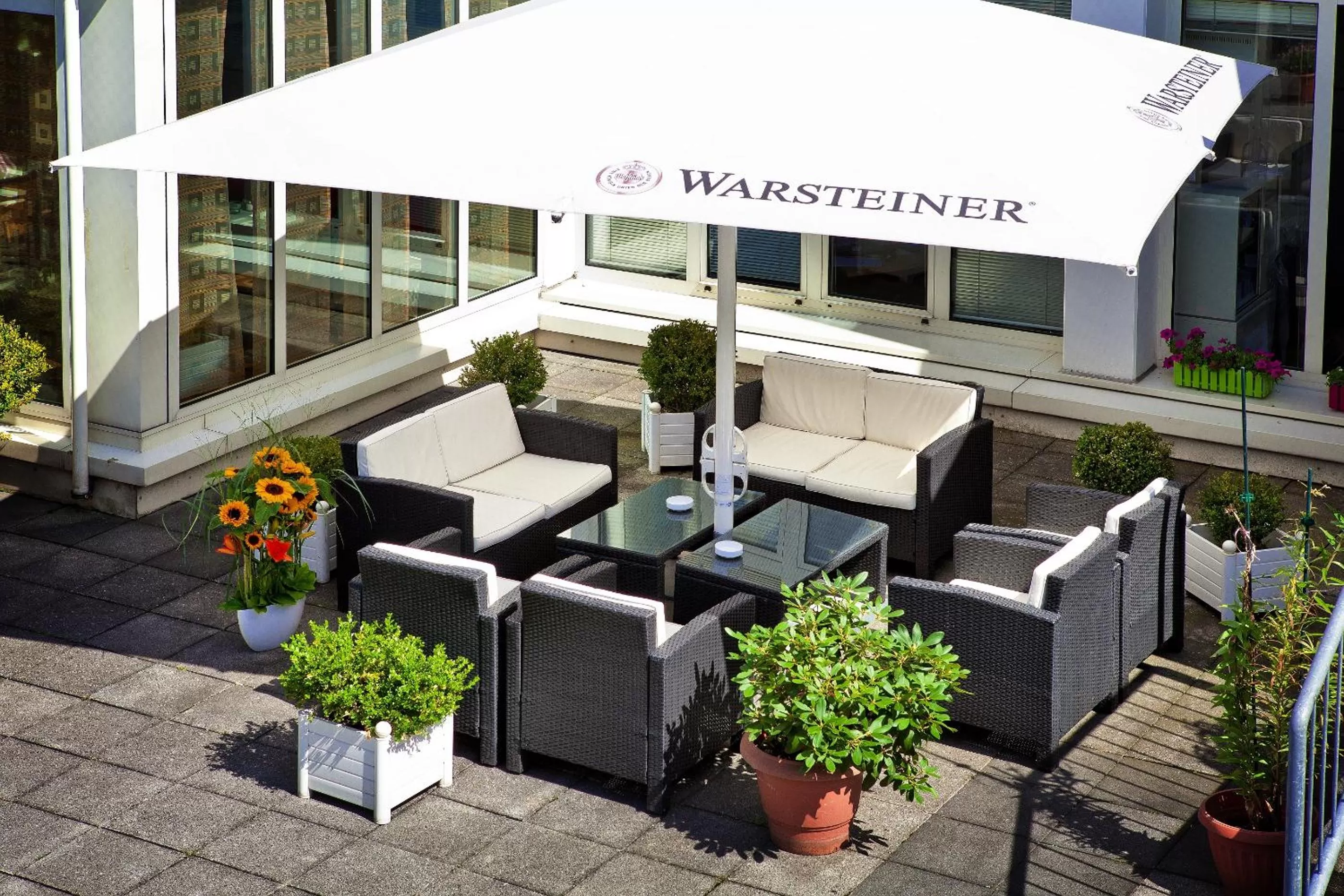 Balcony/Terrace in Best Western Hotel President