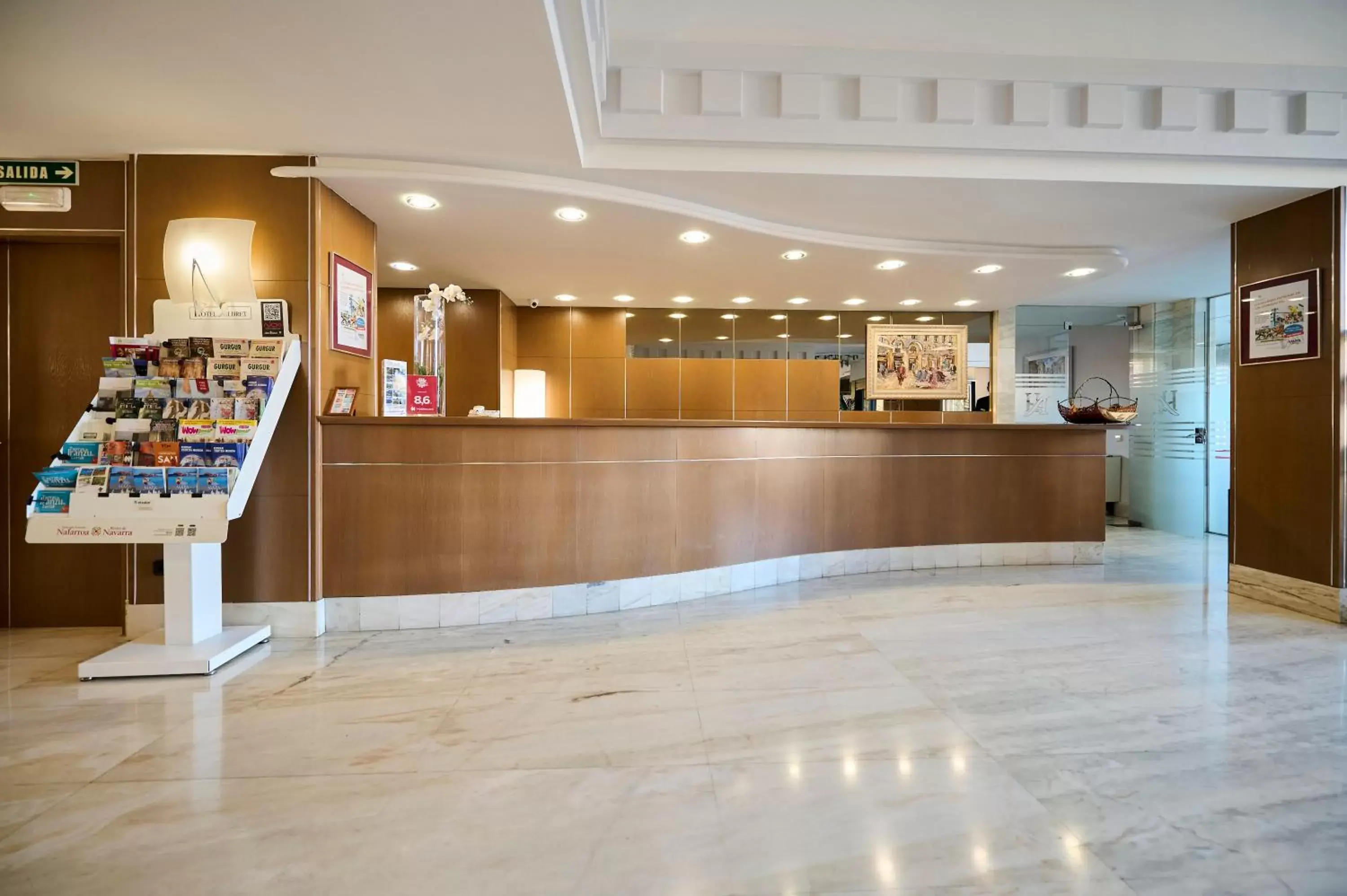 Lobby or reception in Hotel Albret
