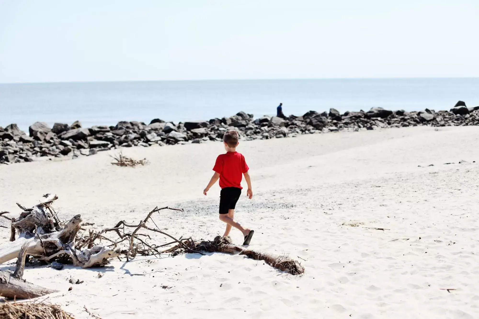 Beach, Winter in Jekyll Island Club Resort