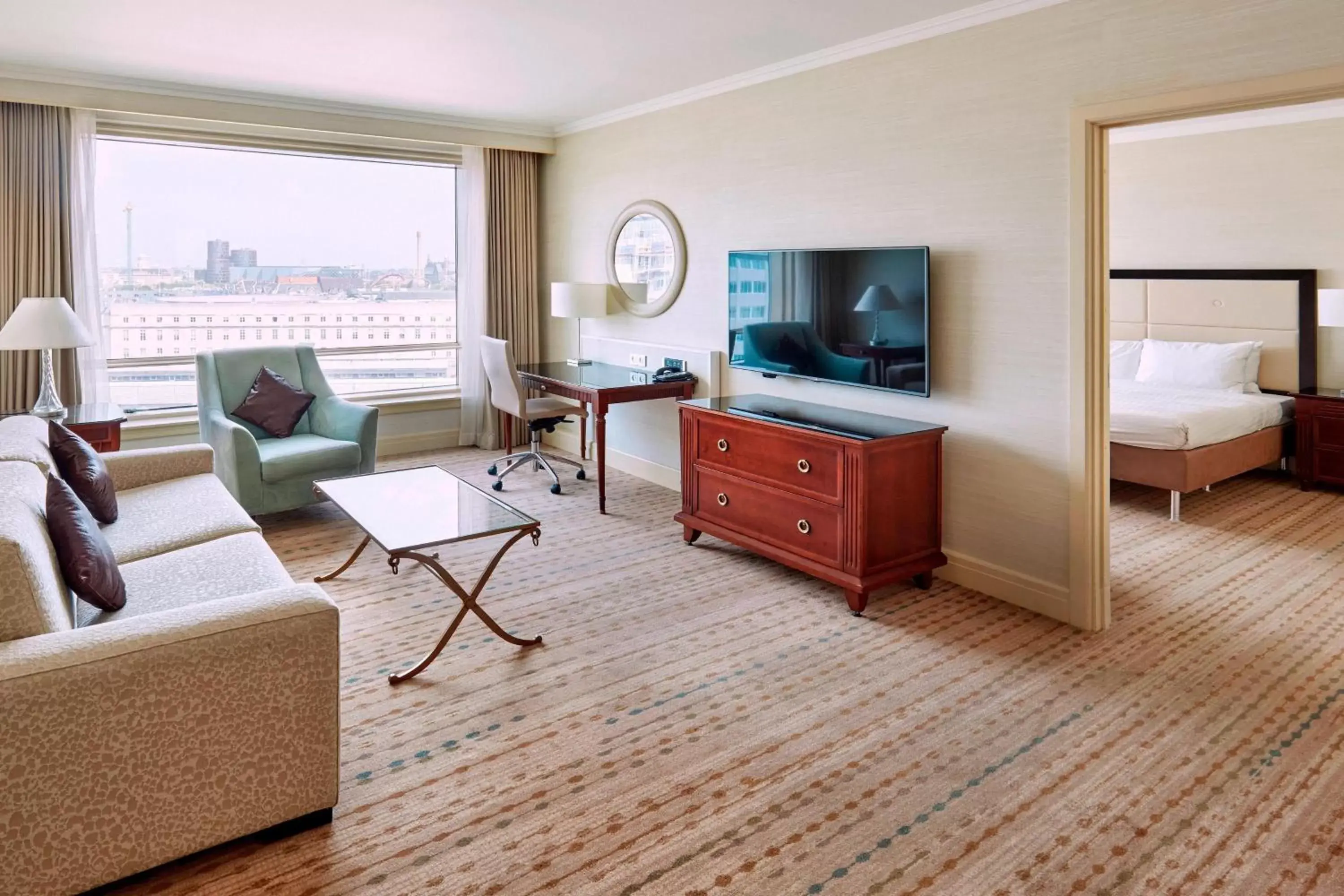 Photo of the whole room, TV/Entertainment Center in Copenhagen Marriott Hotel