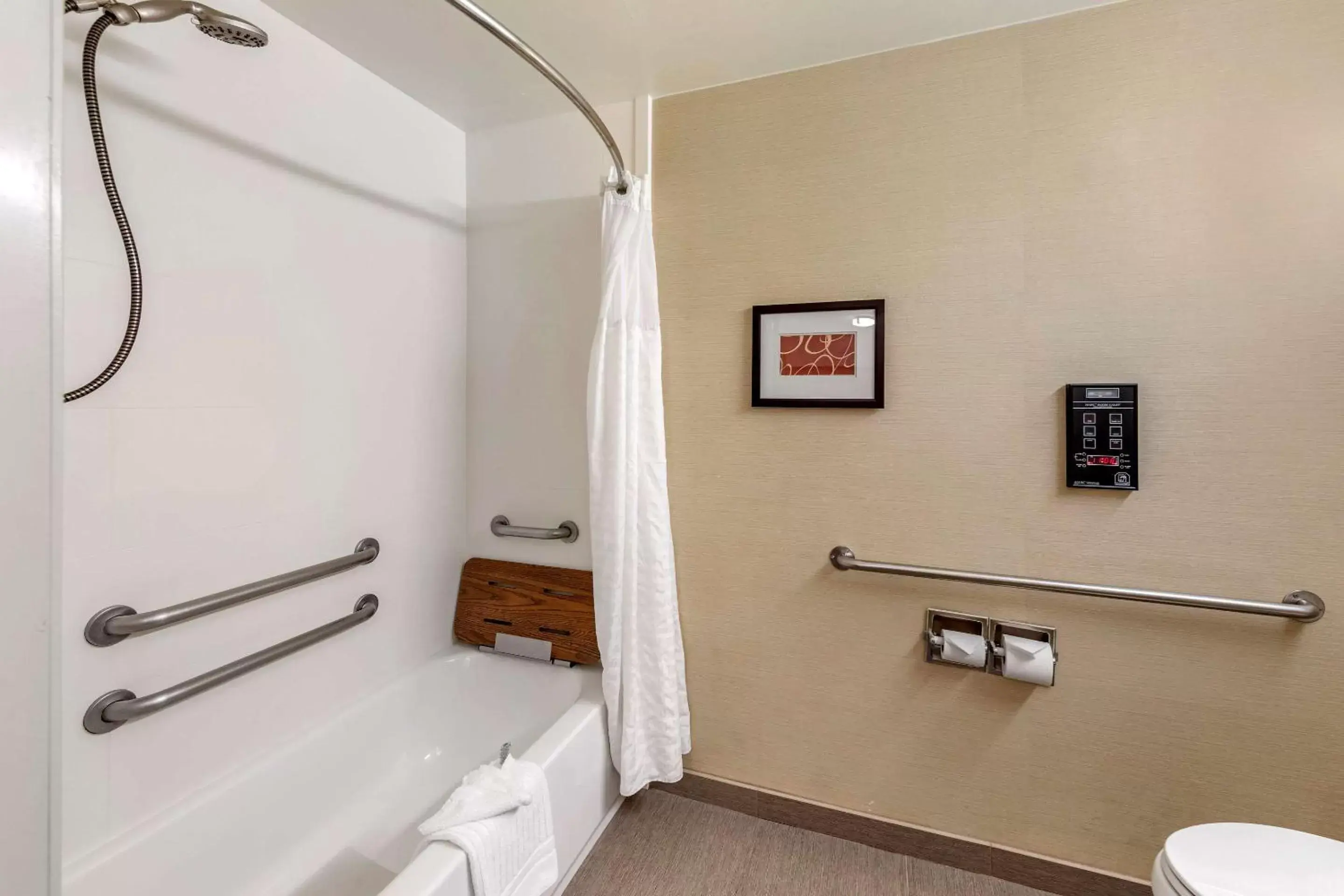 Photo of the whole room, Bathroom in Comfort Suites Near Six Flags Magic Mountain