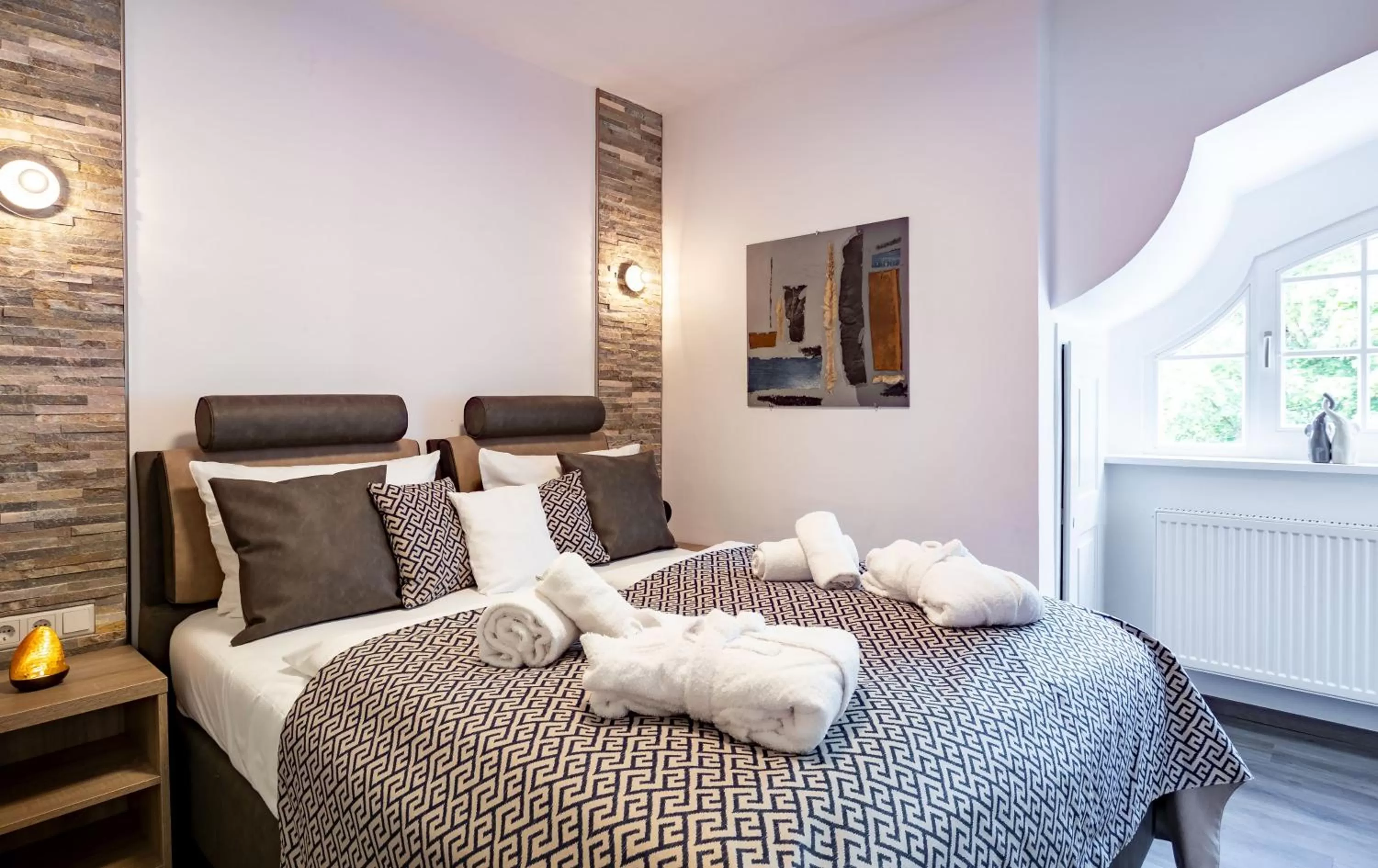 Photo of the whole room, Bed in Hotel Badehof