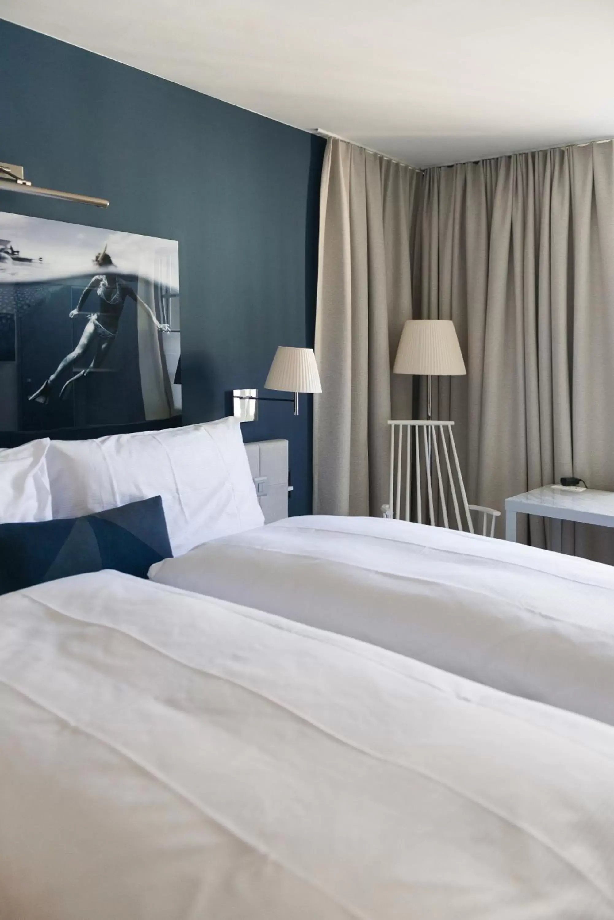 Bedroom, Bed in Hotel Seehof