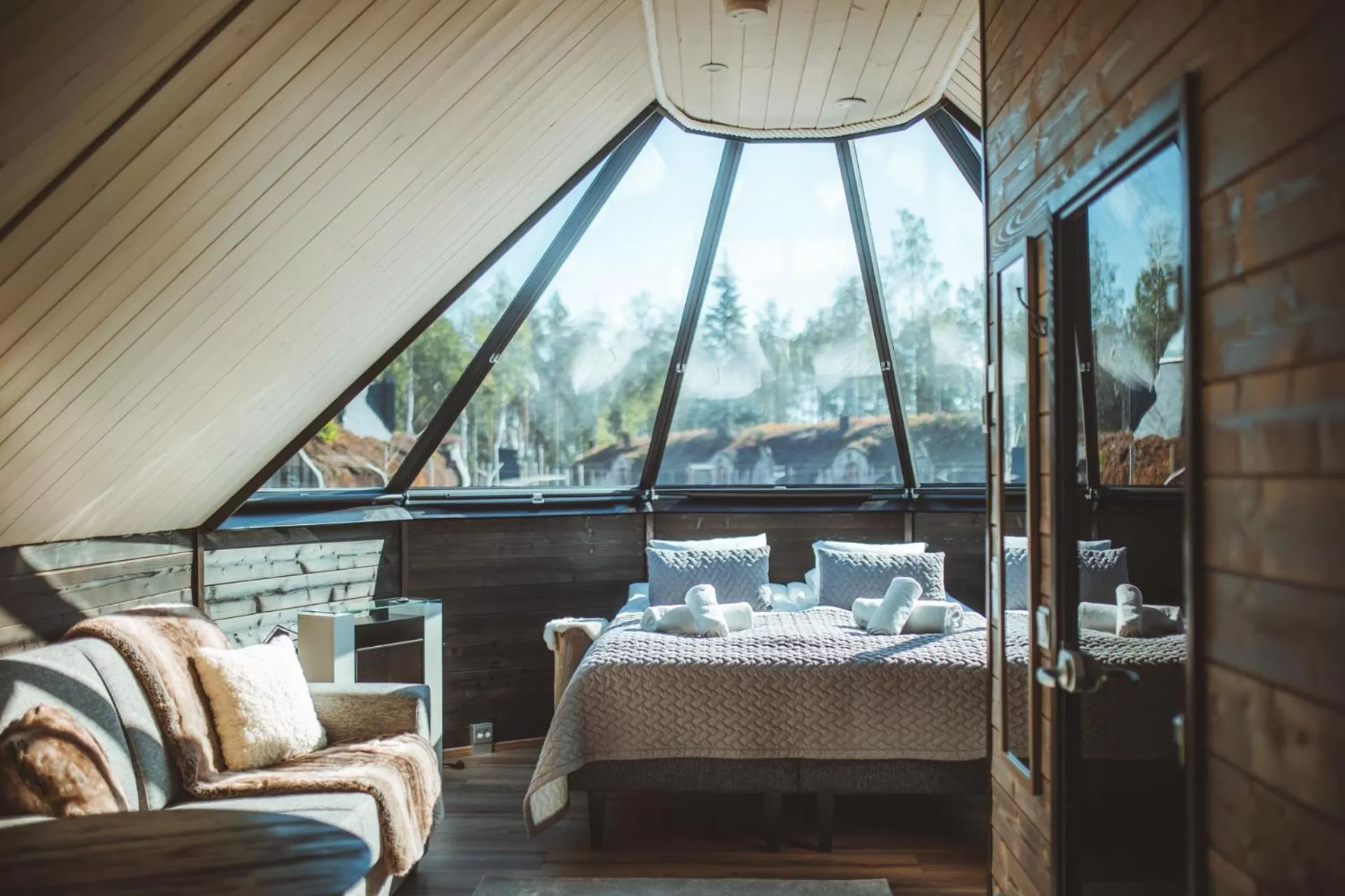 Bed in Apukka Resort