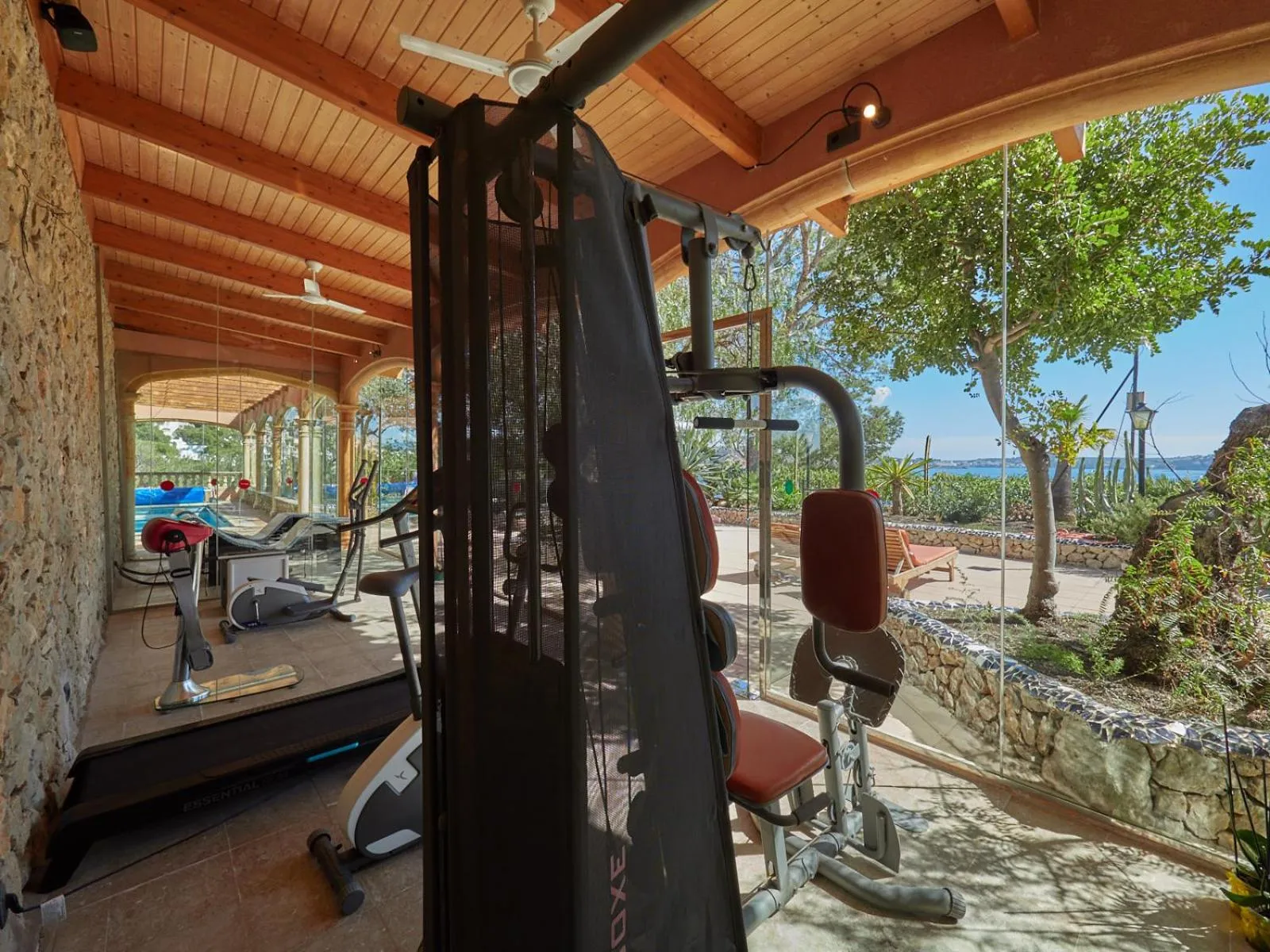 Fitness centre/facilities in Hotel Petit Cala Fornells
