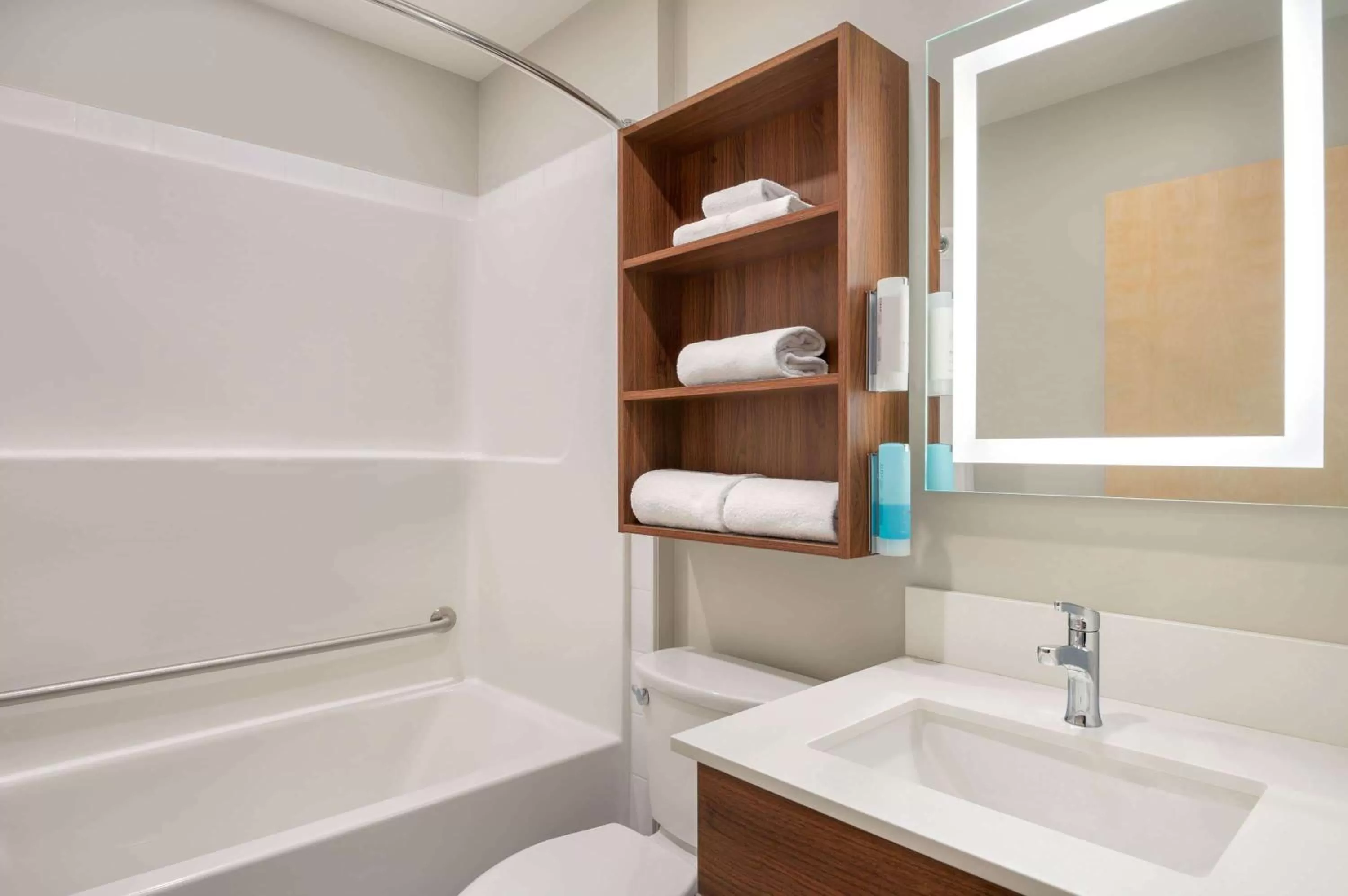 Bathroom in Microtel Inn & Suites by Wyndham Kelowna