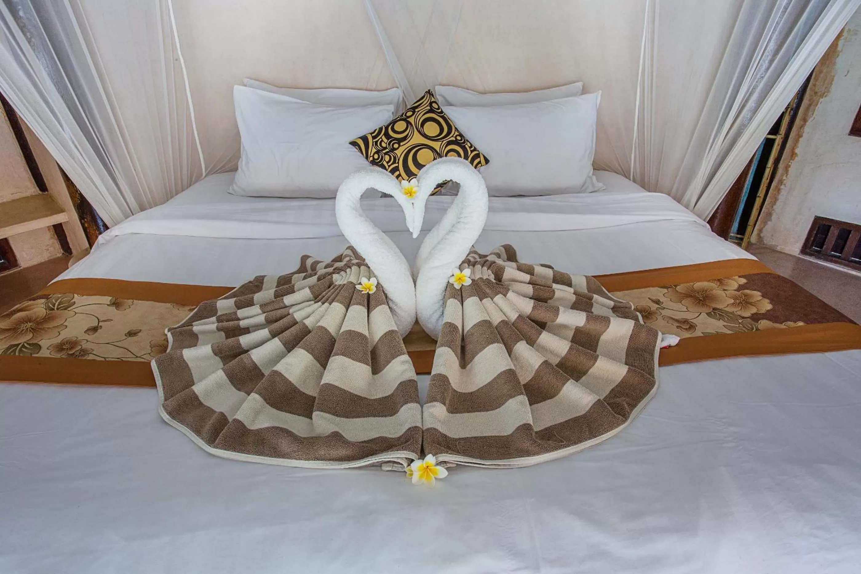 Bed in Sanghyang Bay Villas