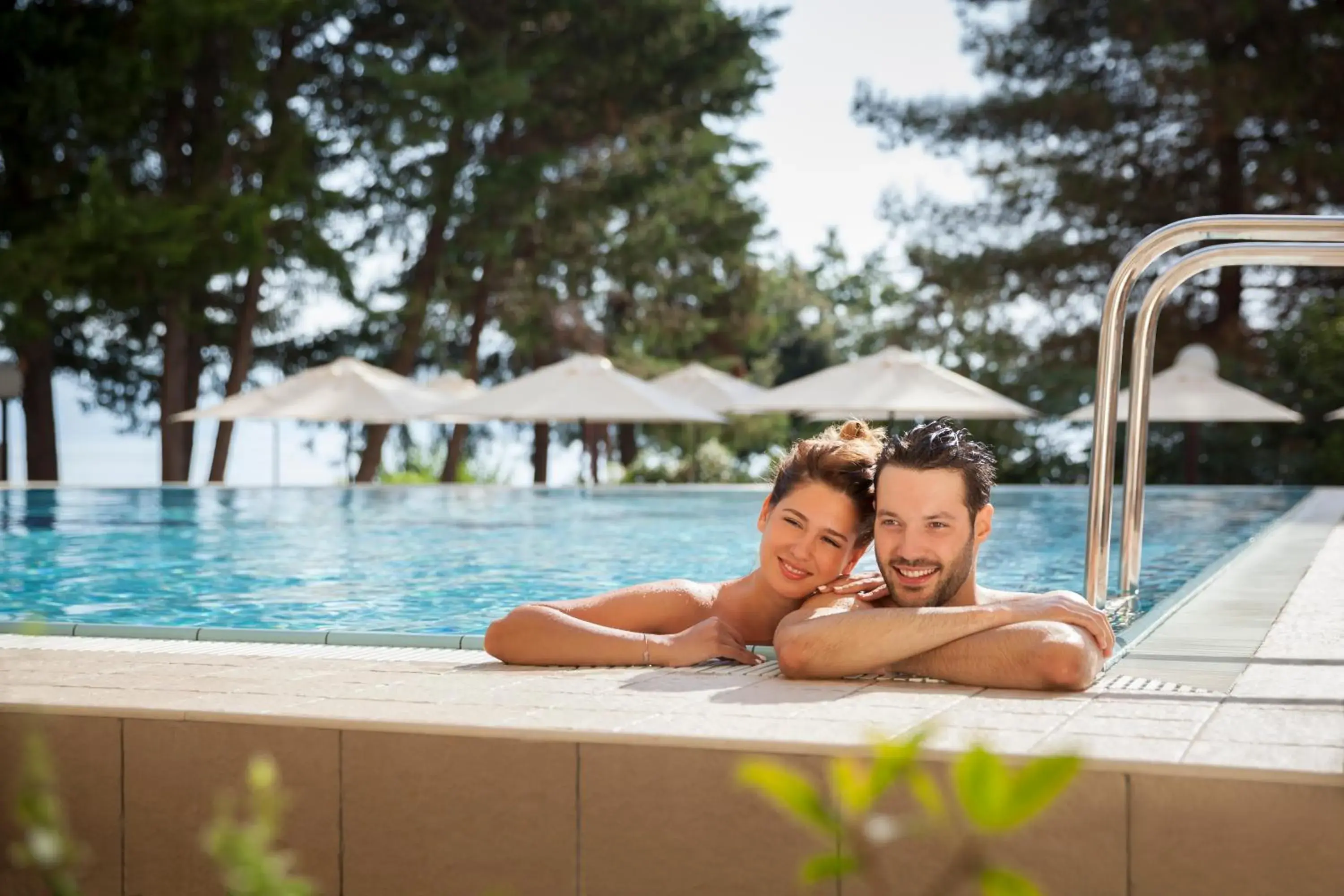 People, Swimming Pool in Hotel Excelsior - Liburnia