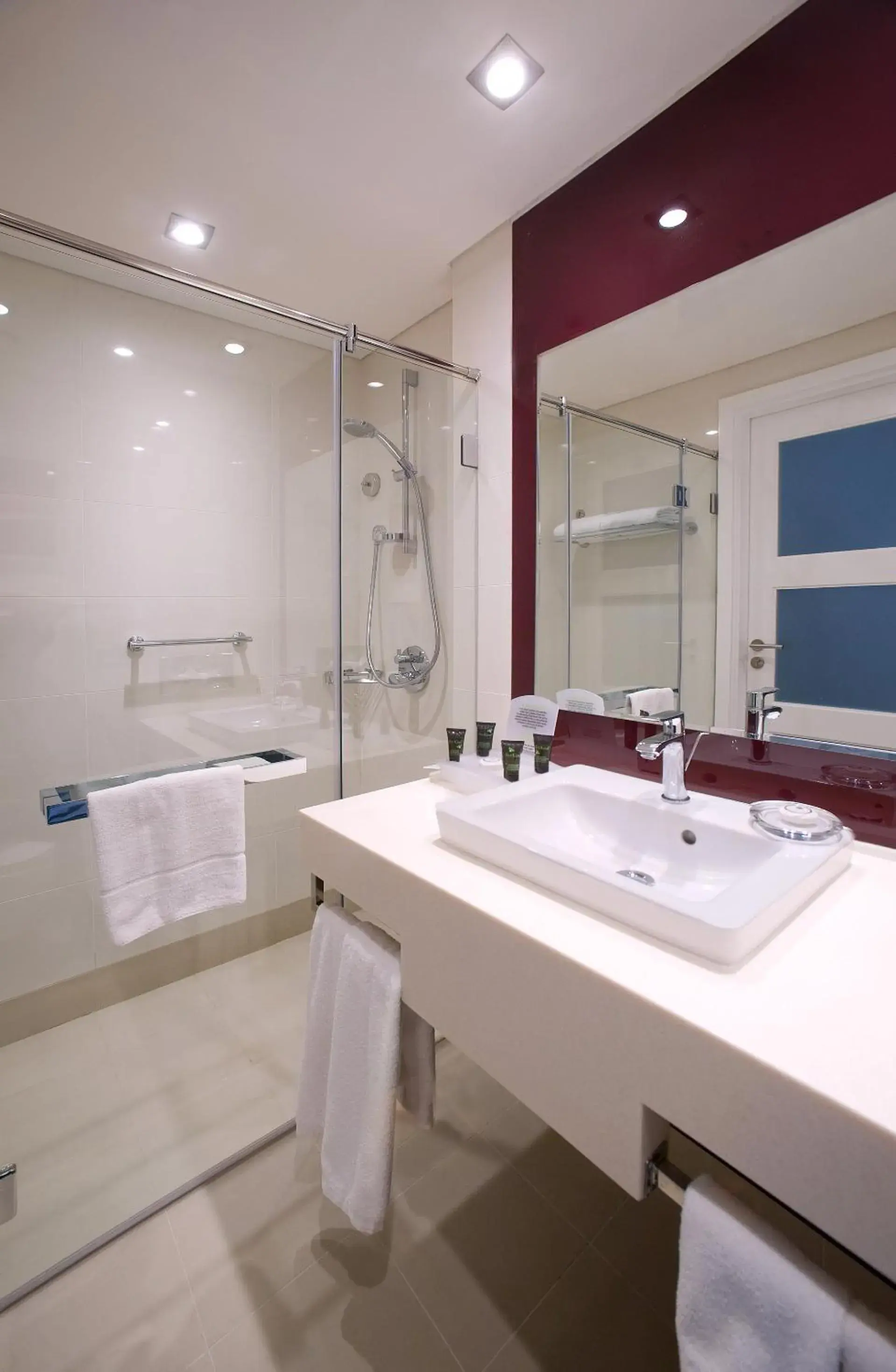 Shower, Bathroom in Holiday Inn AlSeeb Muscat, an IHG Hotel