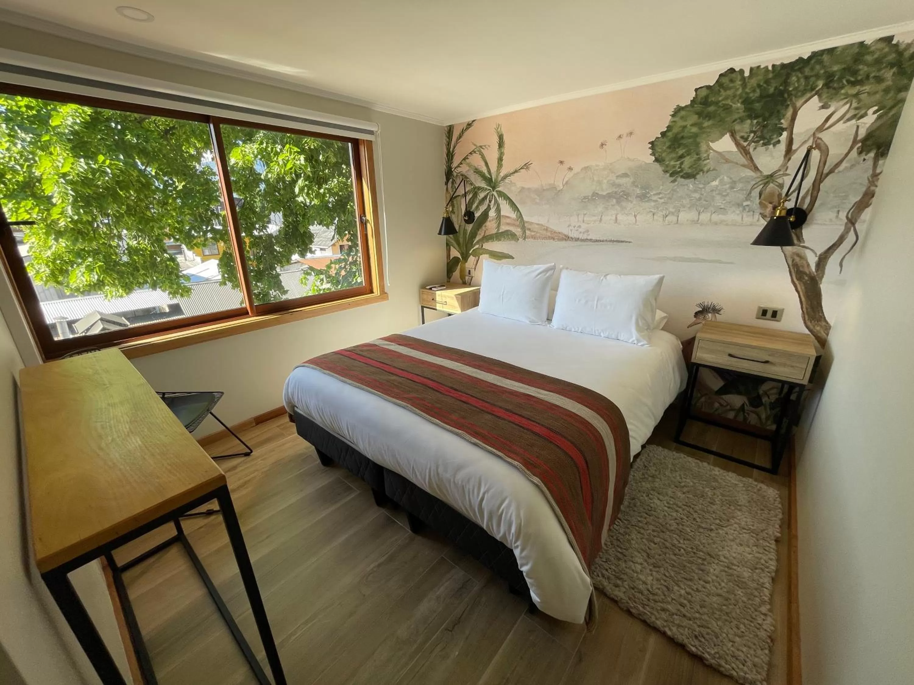 Bed in Mawün Hotel Pucón