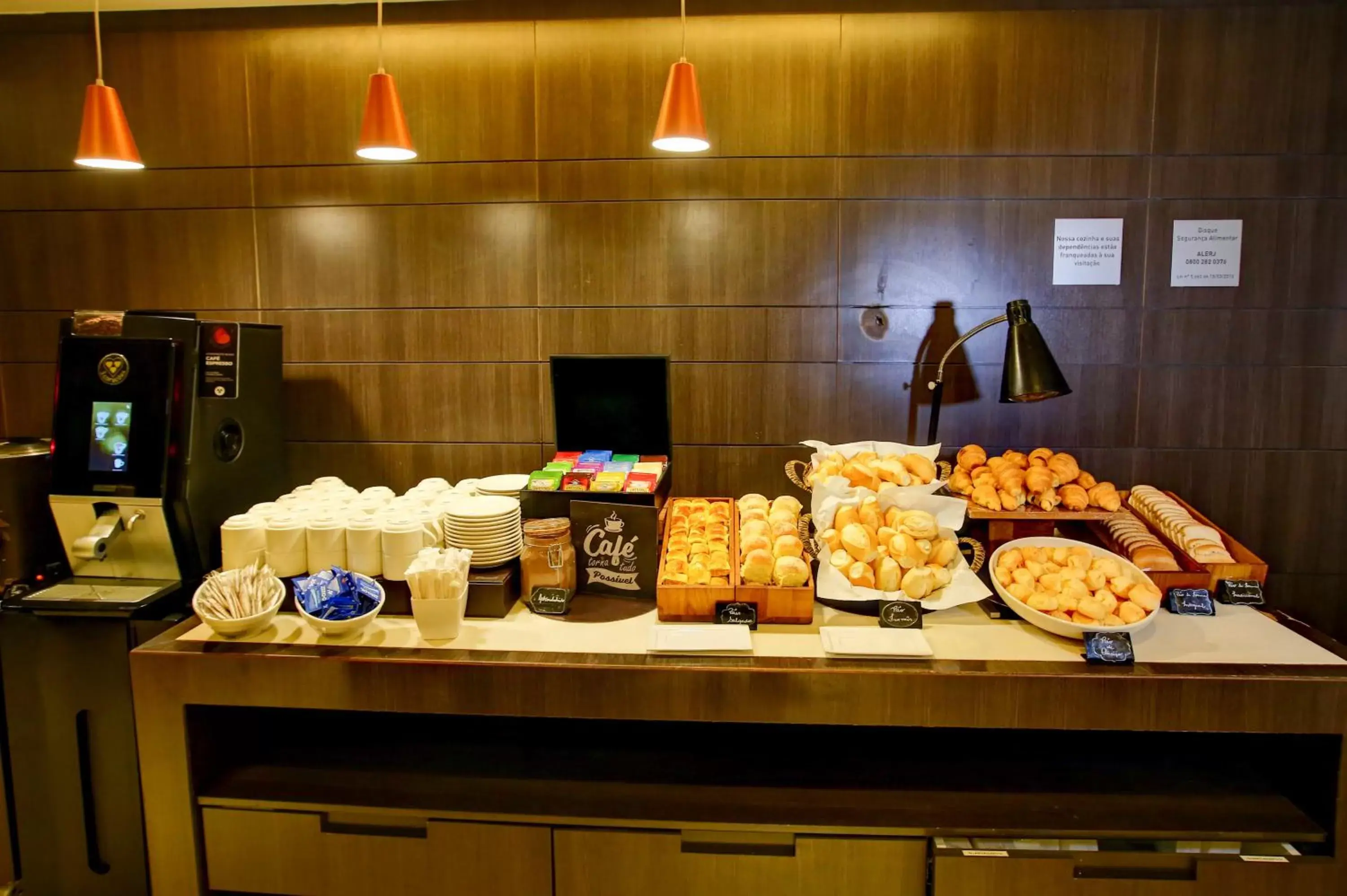 Buffet breakfast in Novotel RJ Santos Dumont