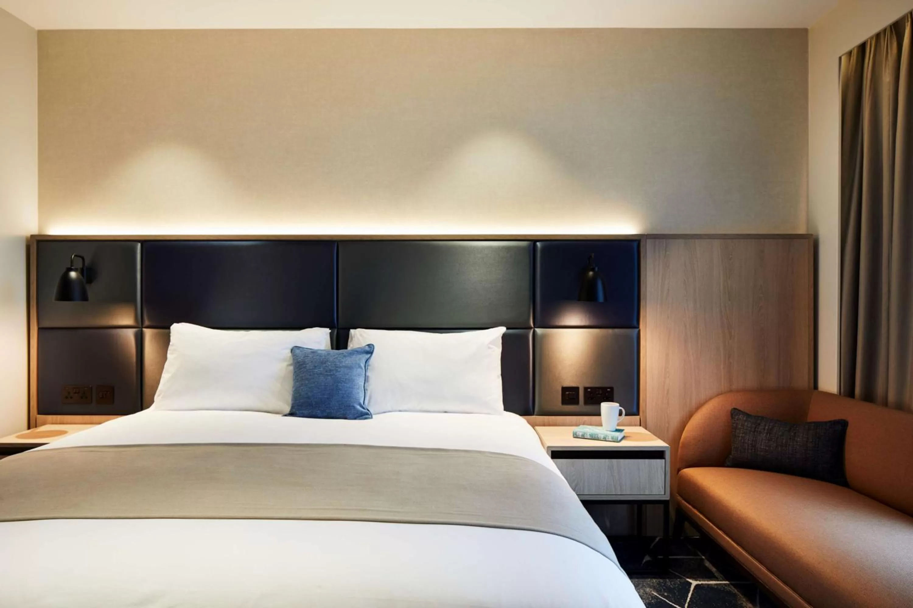 Bed in Hyatt Regency Manchester