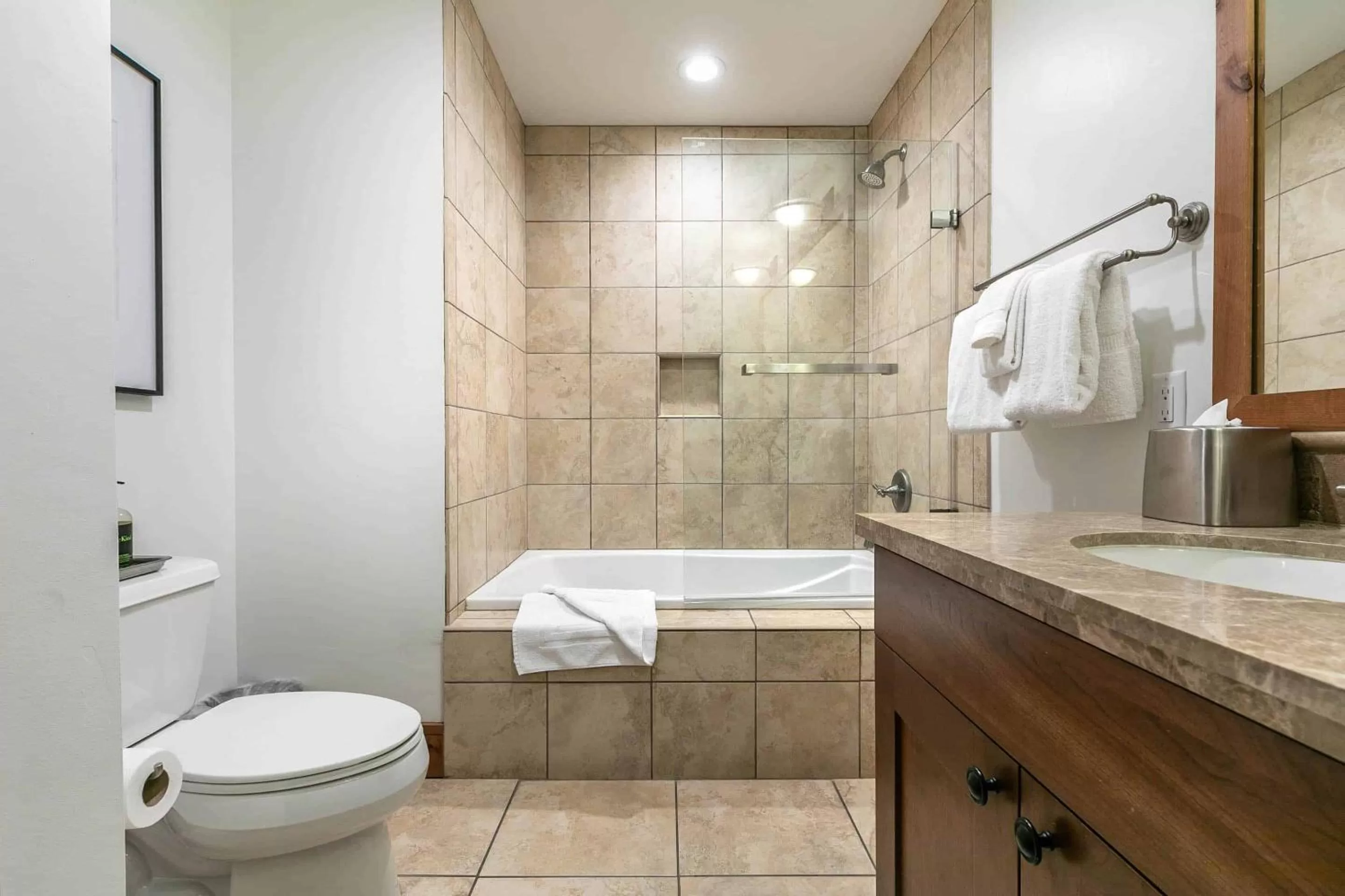 Bathroom in East West Hospitality at Tahoe