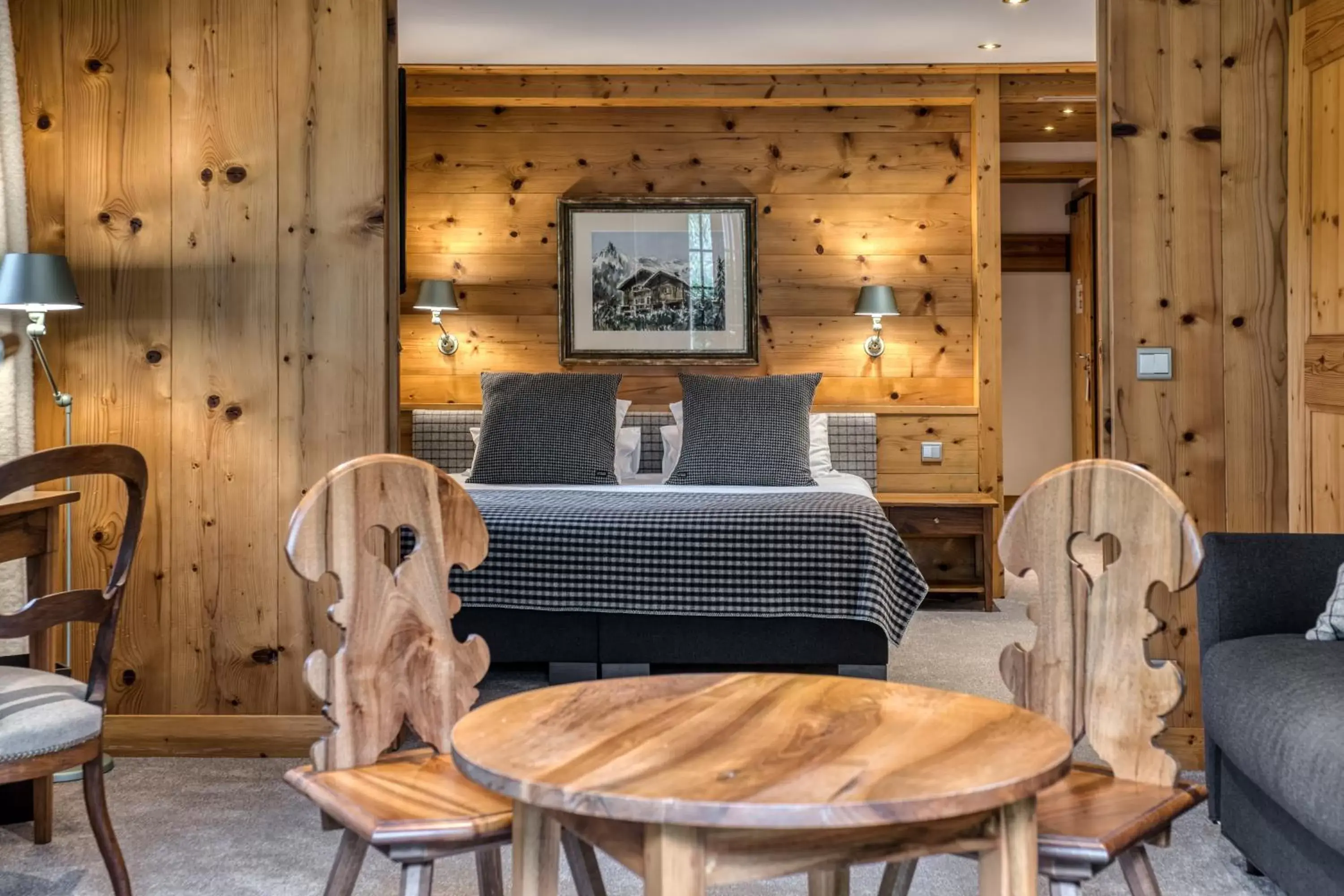 Bedroom, Seating Area in Auberge du Bois Prin