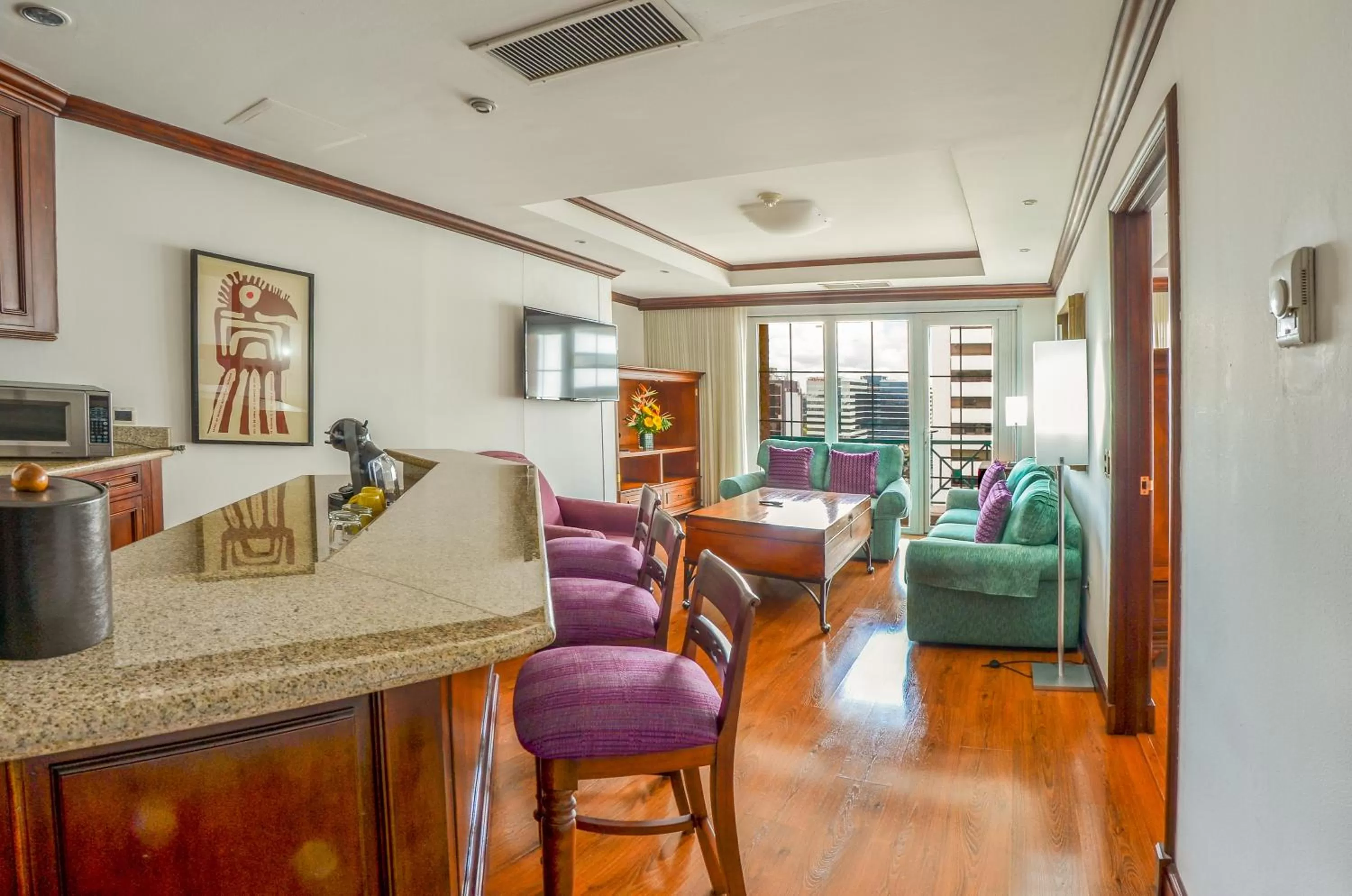 Living room in Hotel Casa Veranda Guatemala