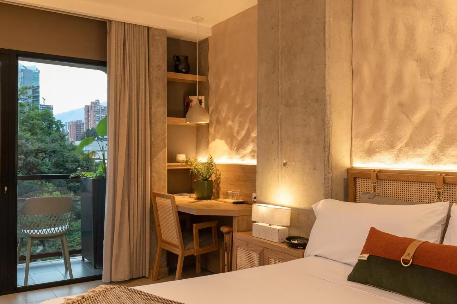 Seating area, Bed in Landmark Hotel