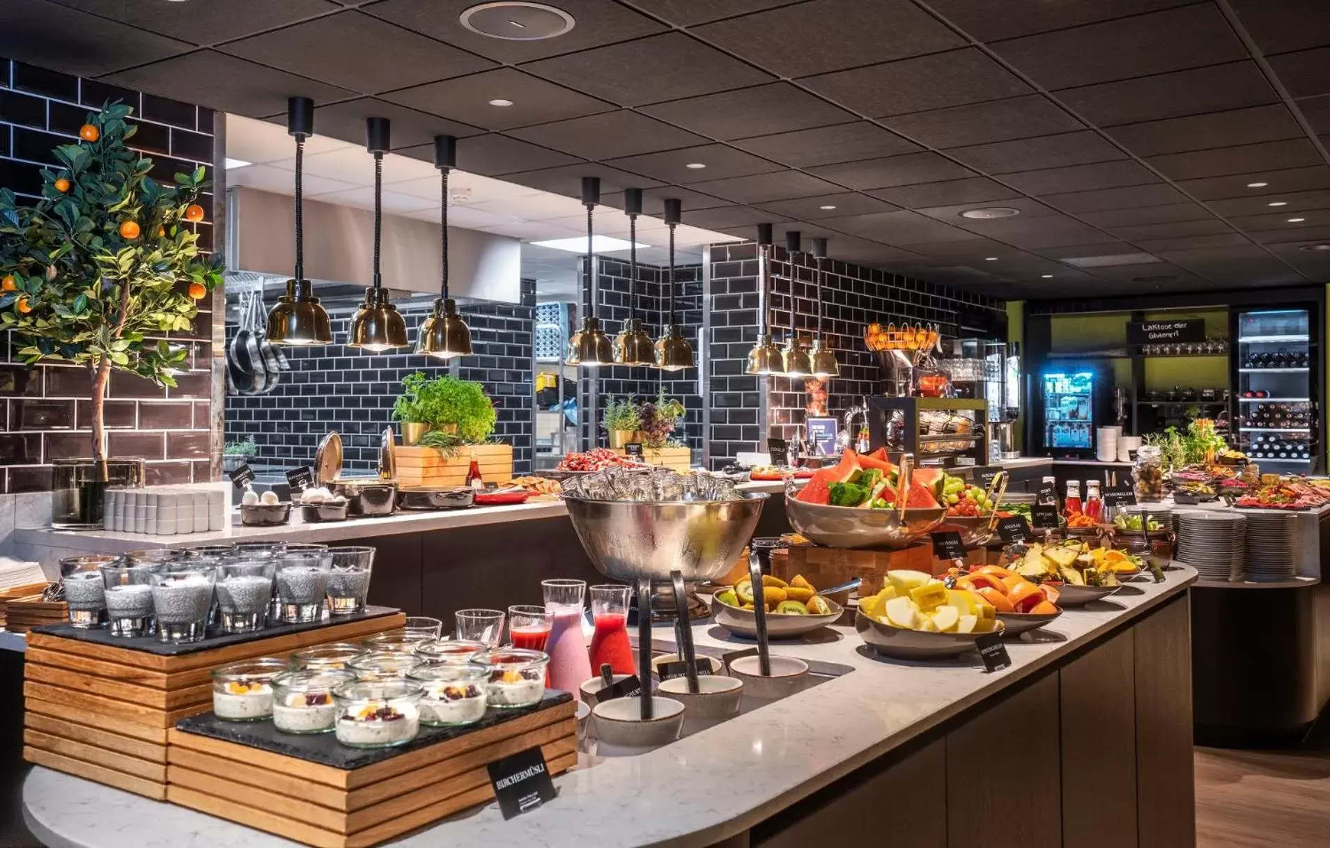 Buffet breakfast in Thon Hotel Maritim Buffet breakfast in Thon Hotel Maritim