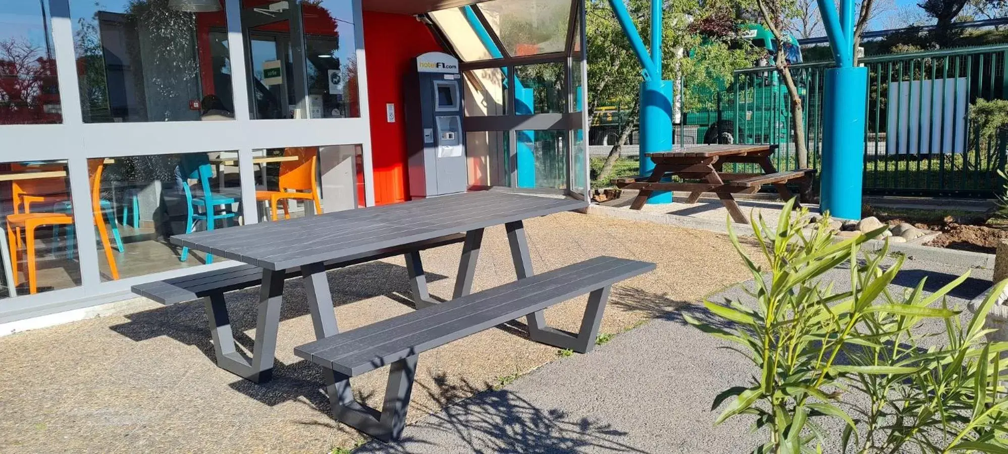 Patio in hotelF1 Fréjus Roquebrune sur Argens