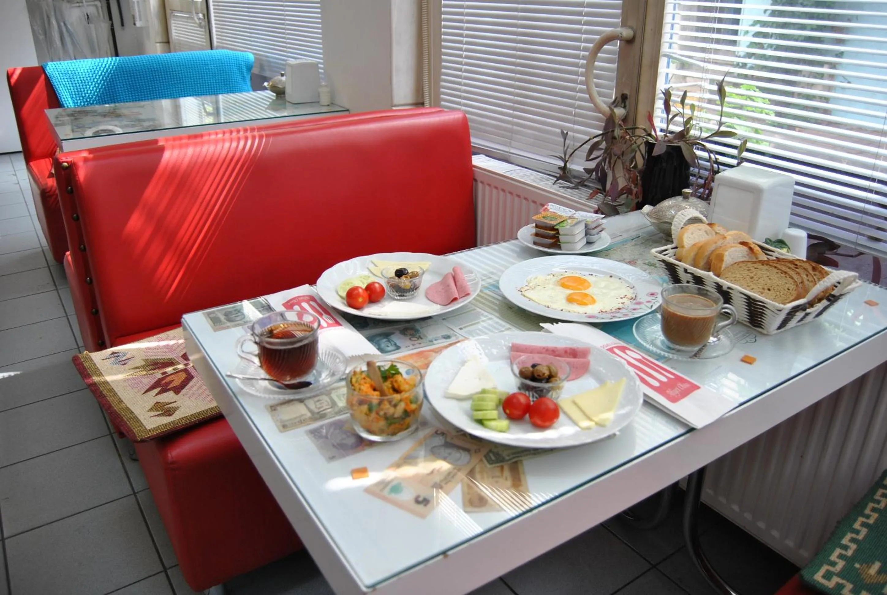 Continental breakfast in Lotus Hotel