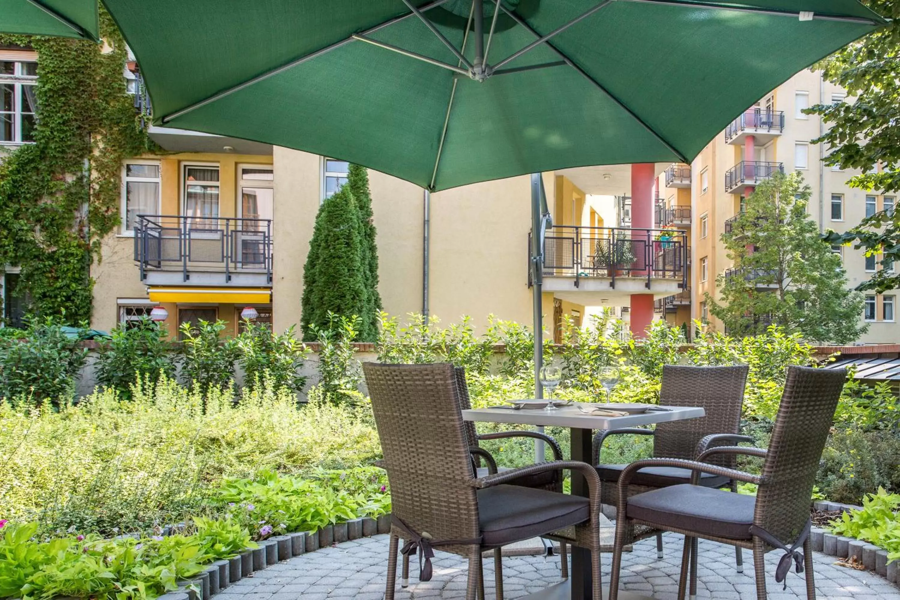 Patio, Patio/Outdoor Area in Corvin Hotel Budapest Sissi Wing