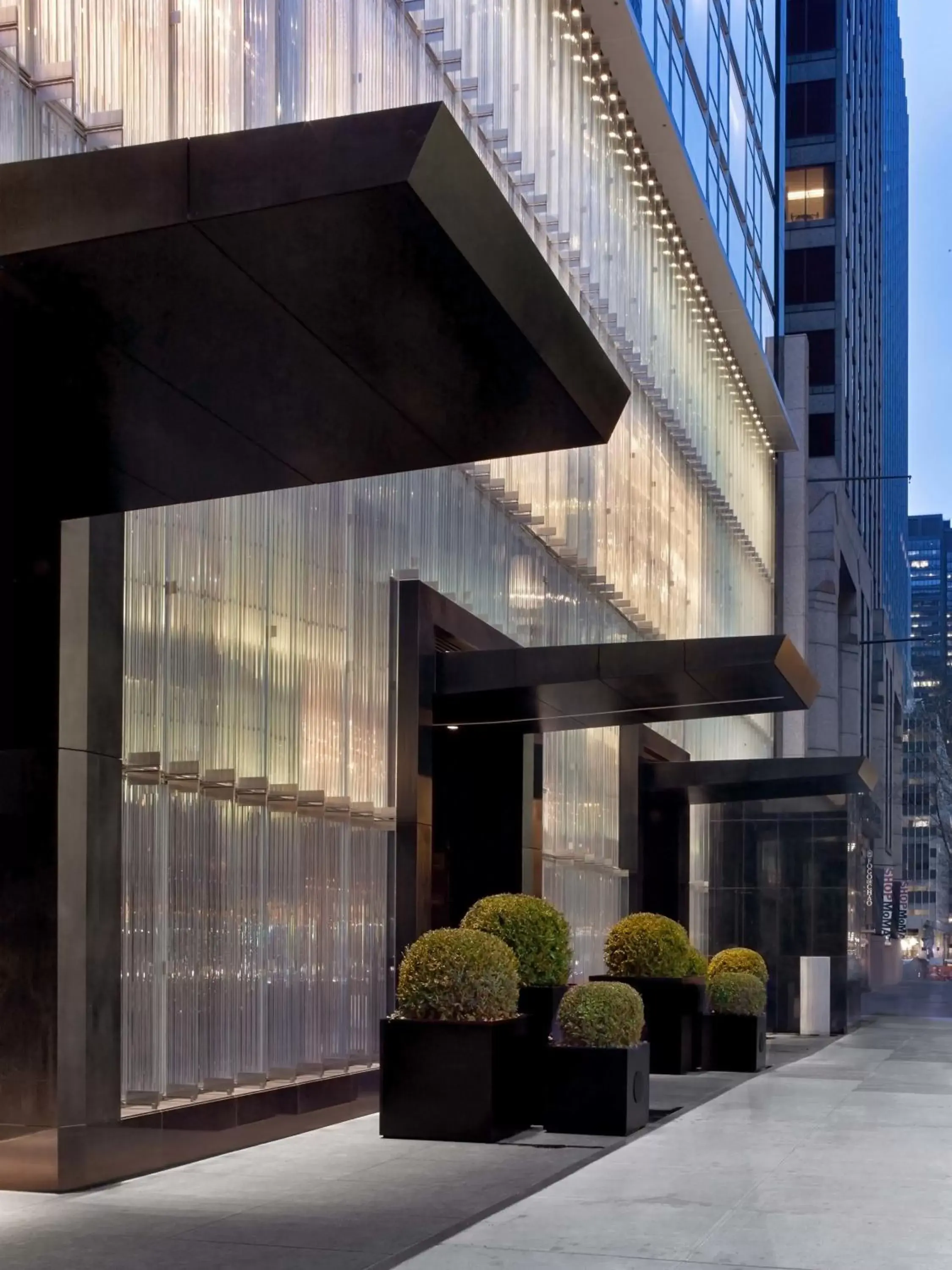 Facade/entrance in Baccarat Hotel and Residences New York