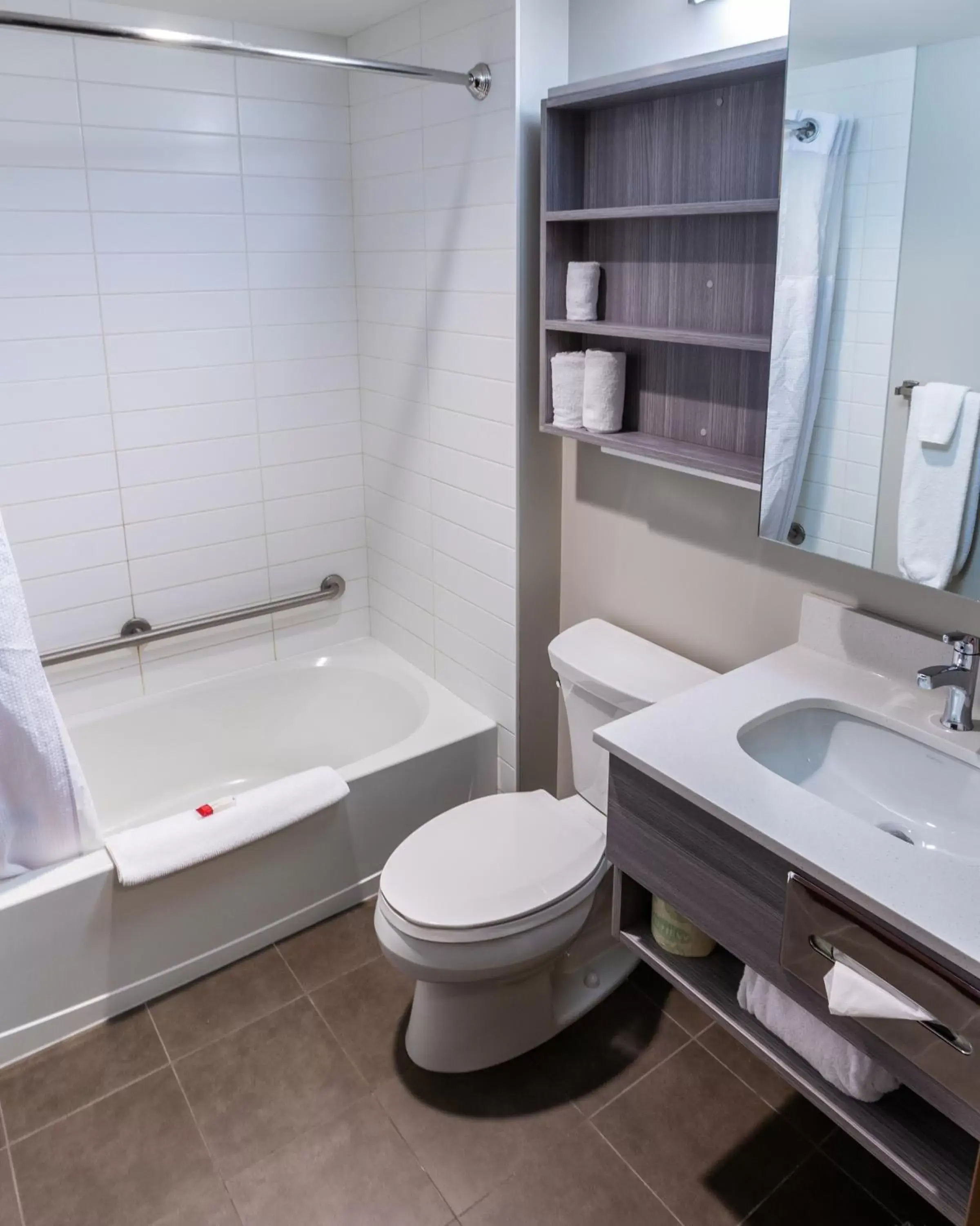 Bathroom in Microtel Inn & Suites by Wyndham Lloydminster