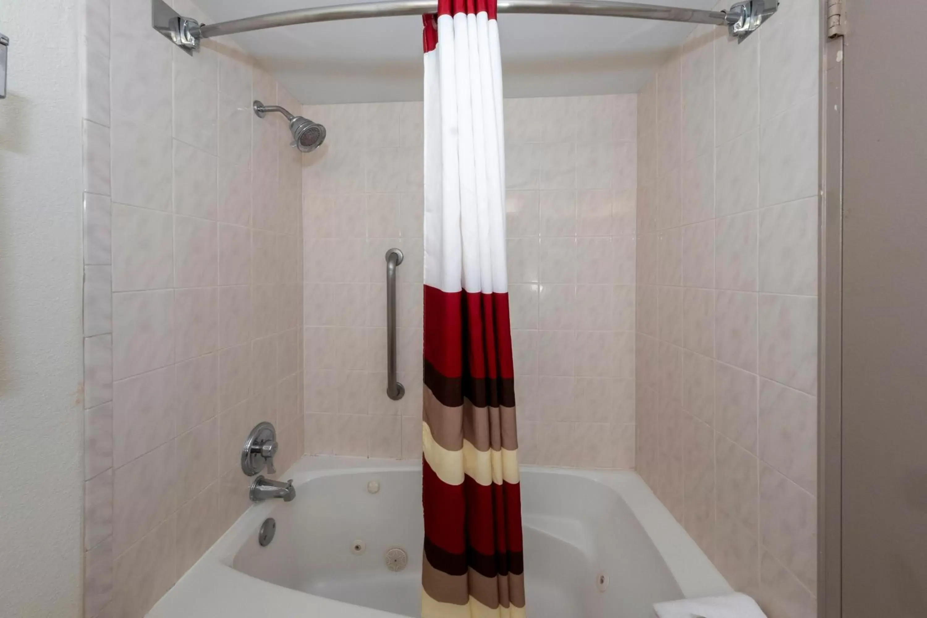 Bathroom in Red Roof Inn PLUS Newark Liberty Airport - Carteret