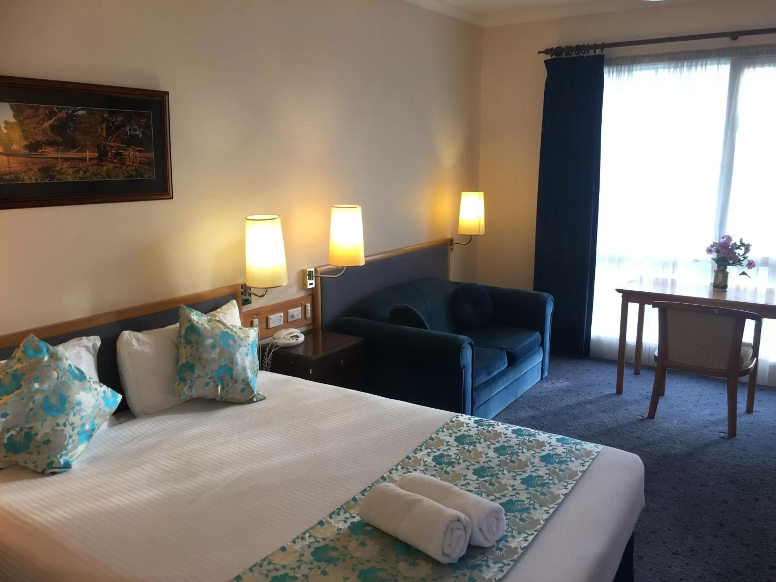 Bedroom, Bed in Australia Park Motel