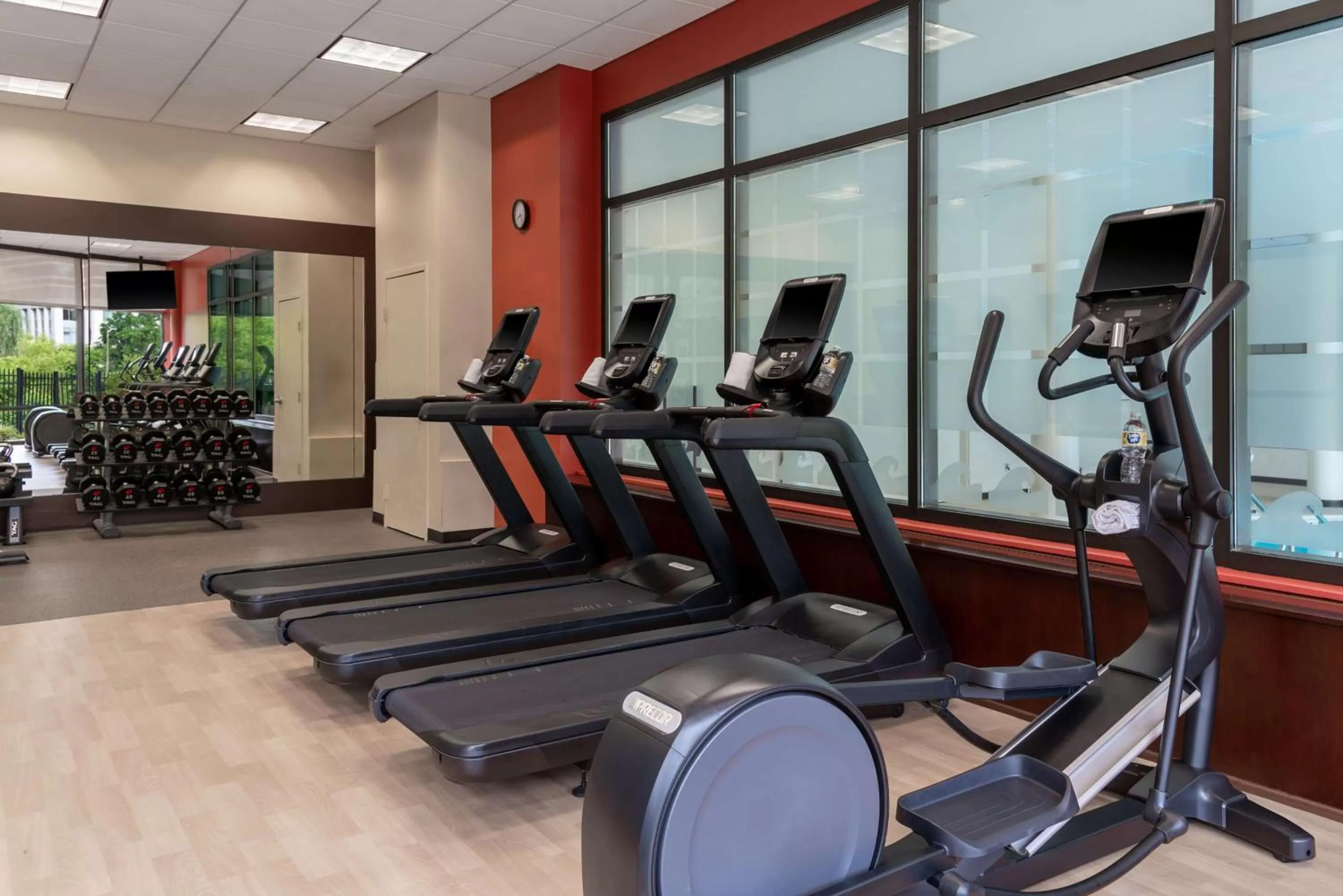 Fitness centre/facilities in Hilton Alexandria Mark Center
