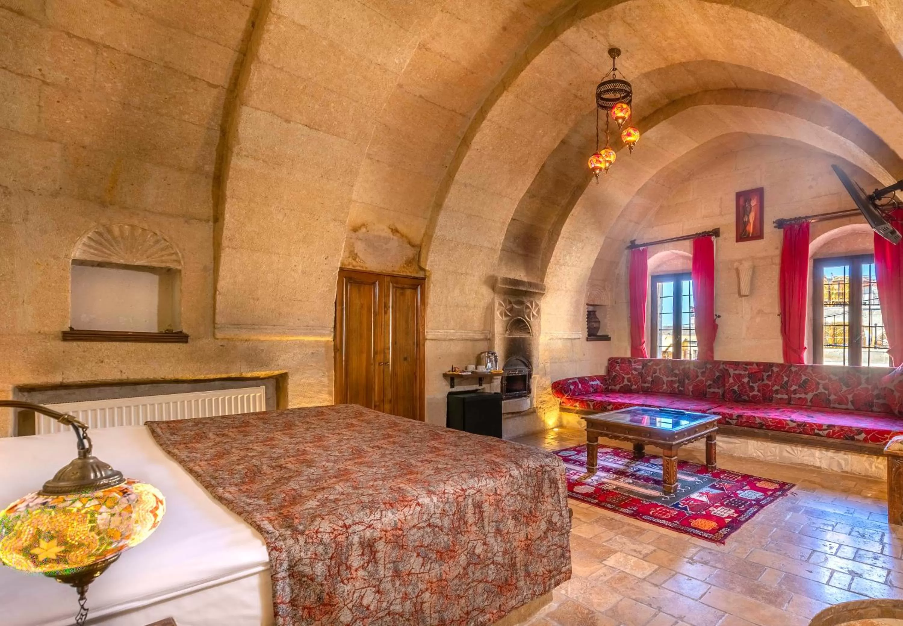 Bed in Adora Cave Suites -