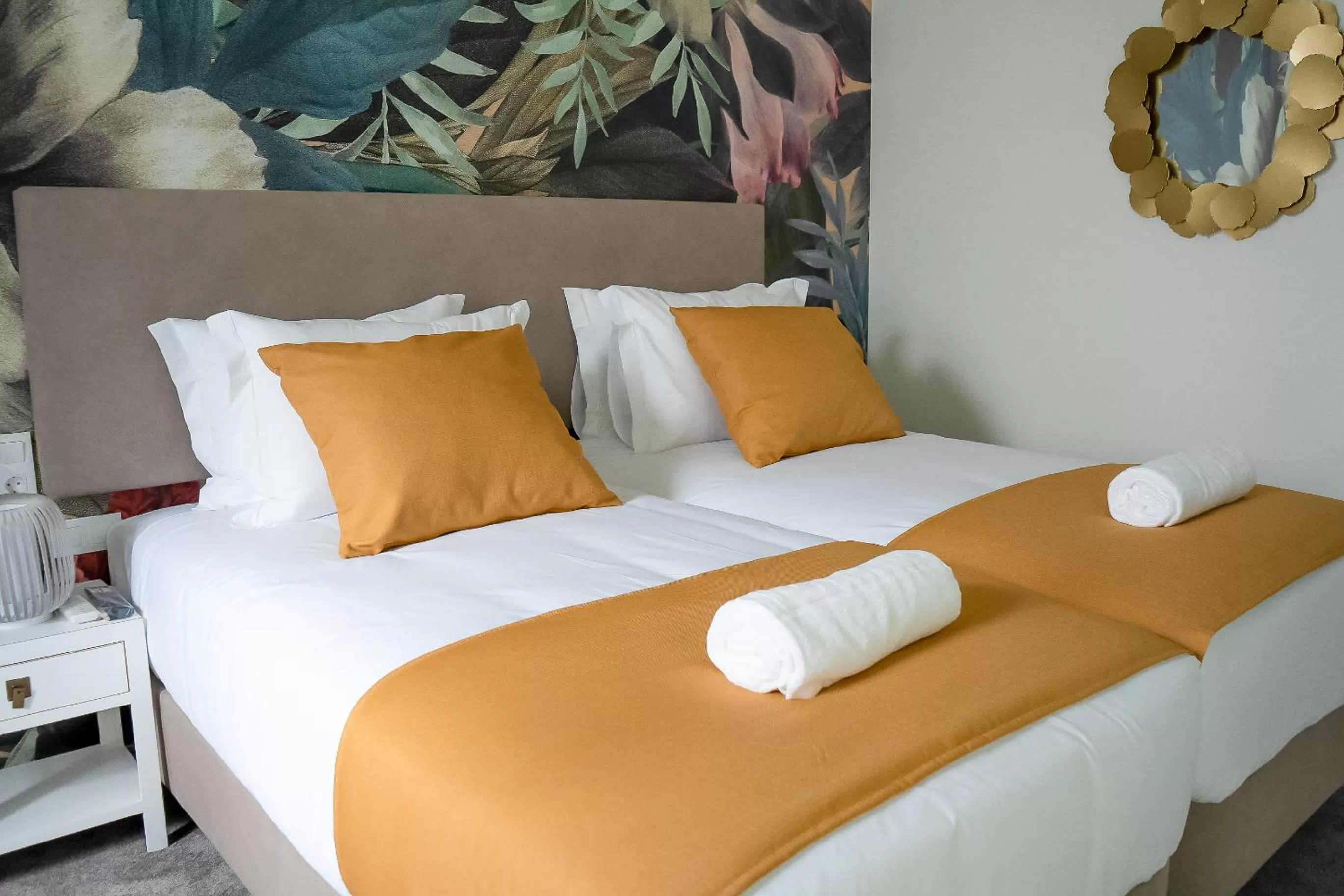 Bed in Guest House Jacarandá Faro