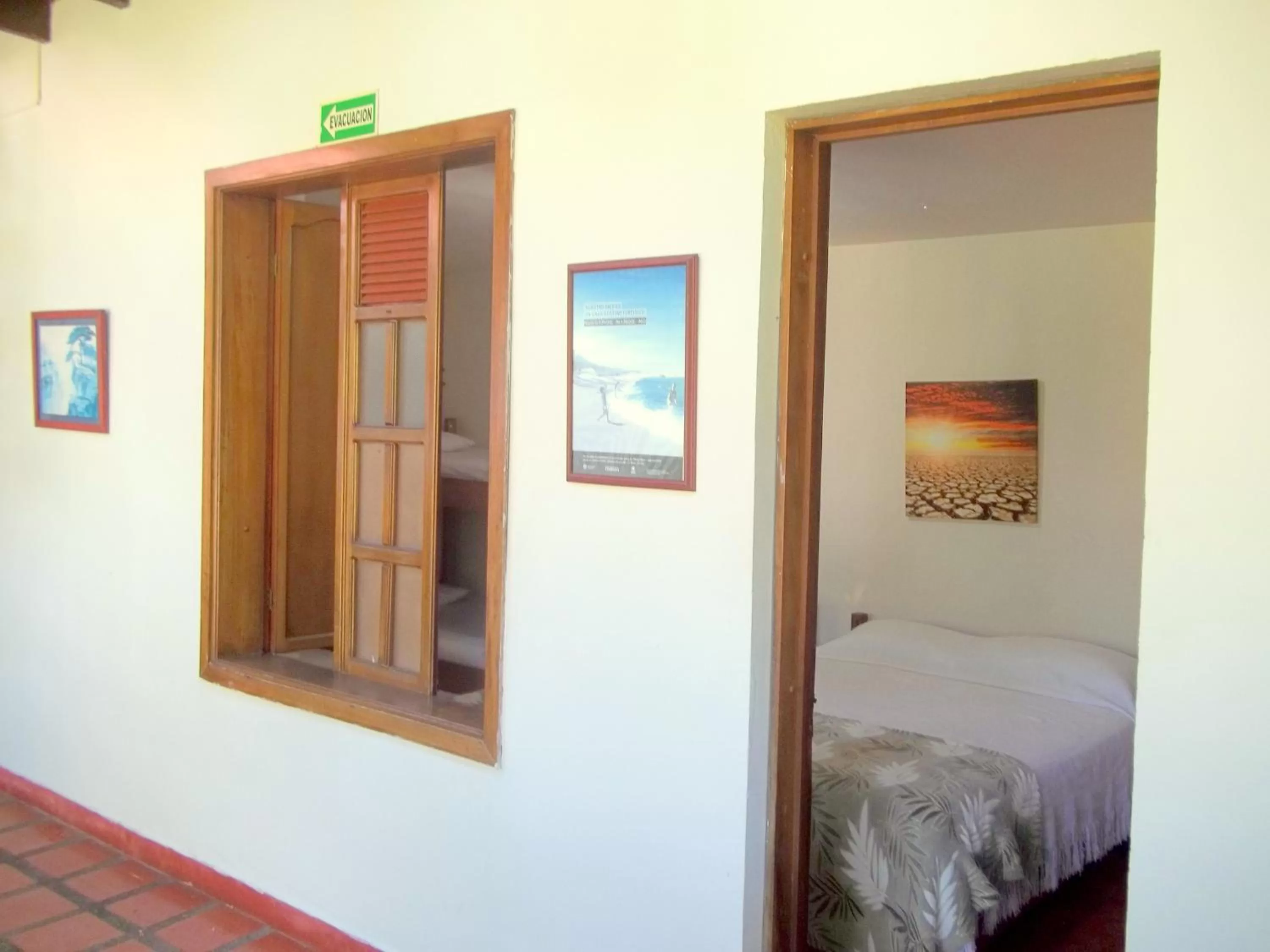 Bed in Cabañas Las Bifloras