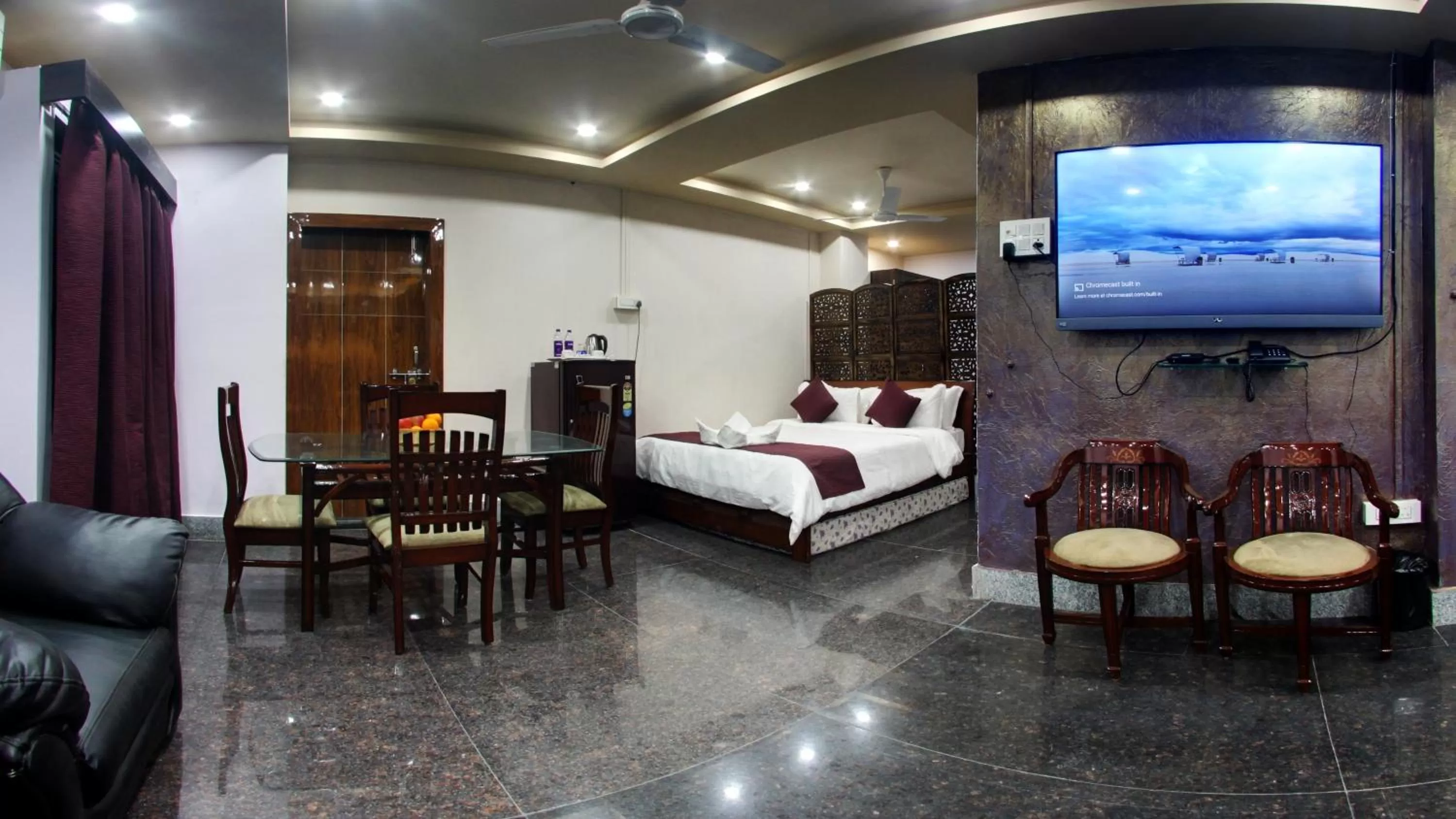 Bed in Bharalu Residency