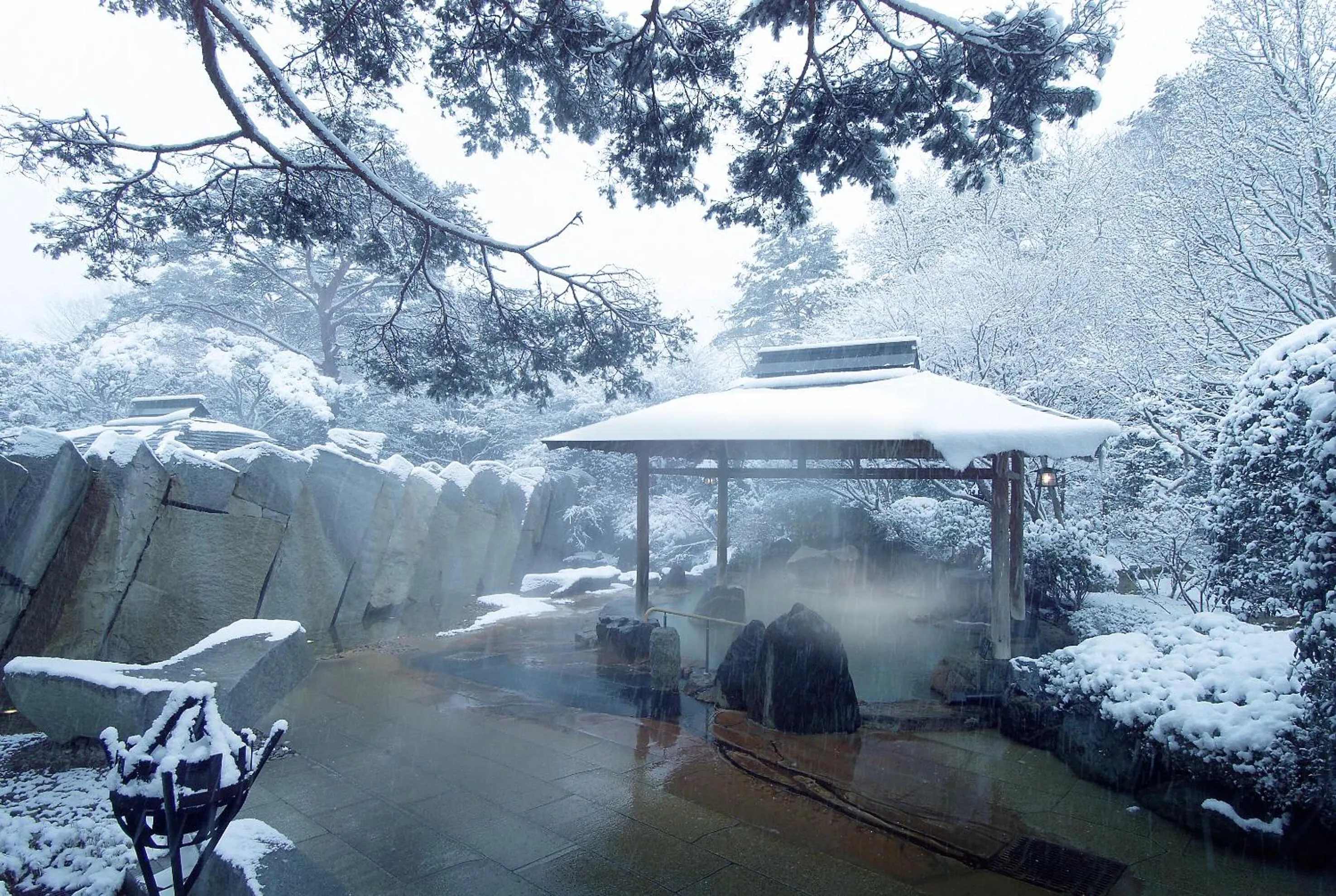 Day, Winter in Ryokusuitei