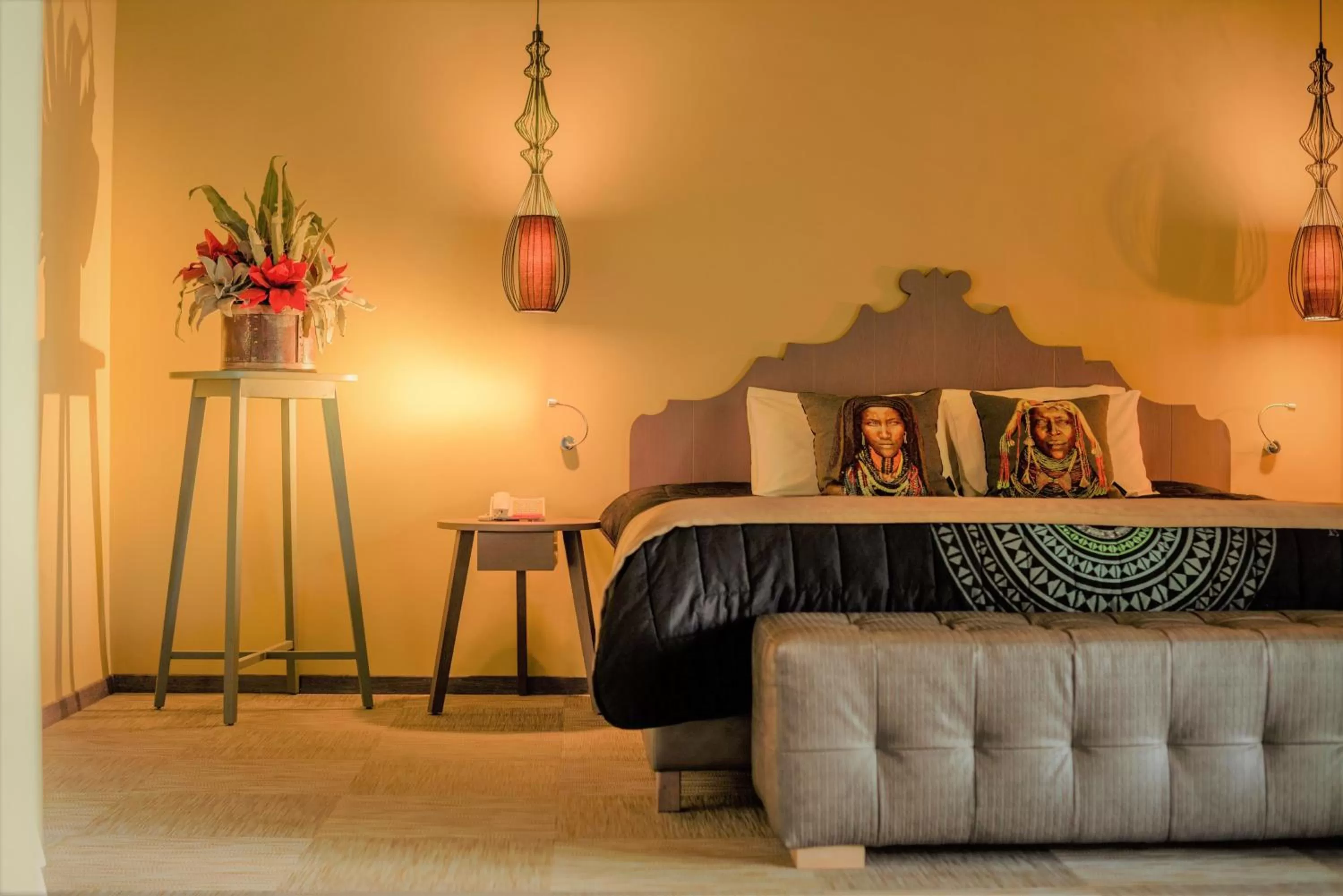 Bedroom, Bed in Congo Palace