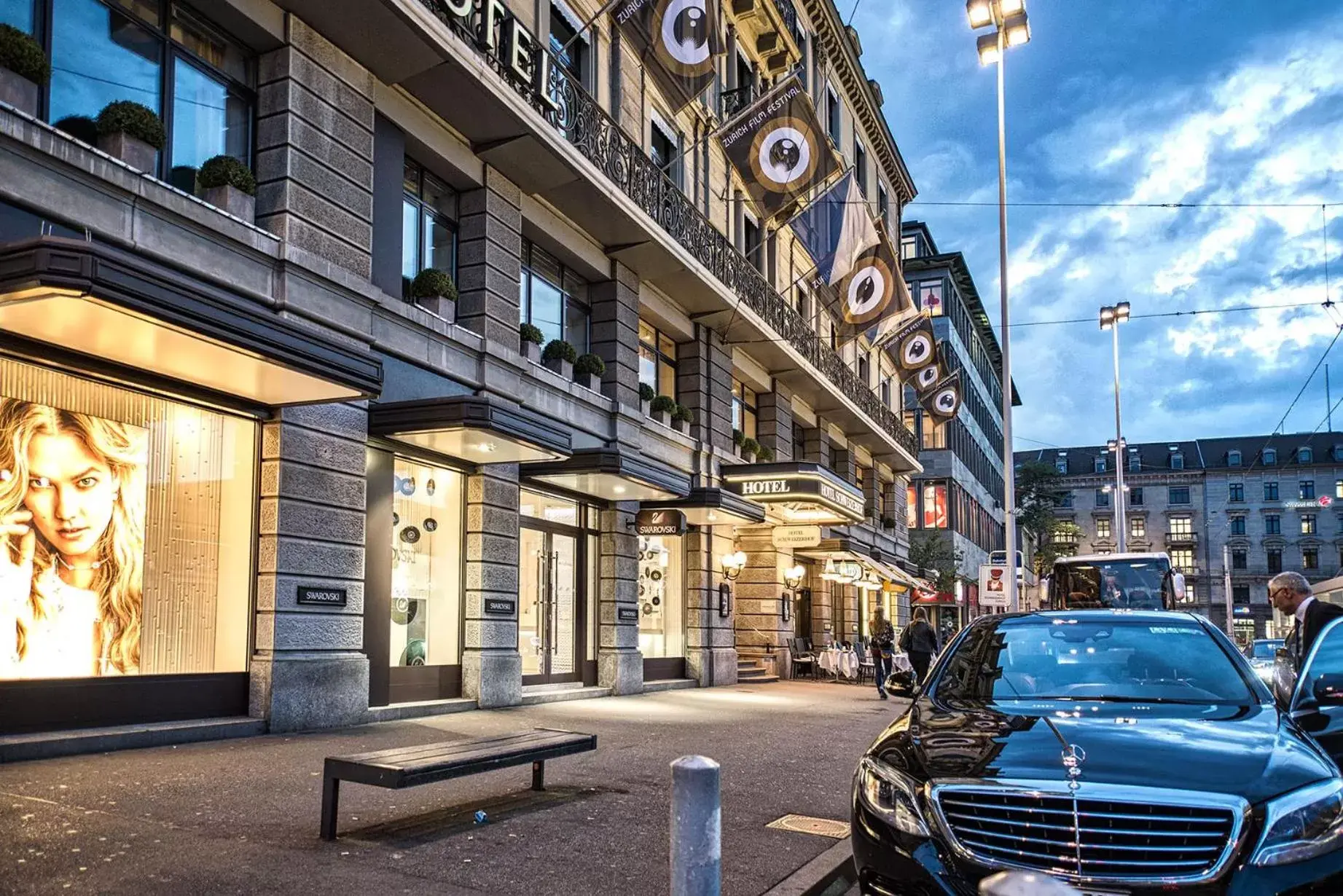 Facade/entrance, Property Building in The Dufour by Hotel Schweizerhof Zürich