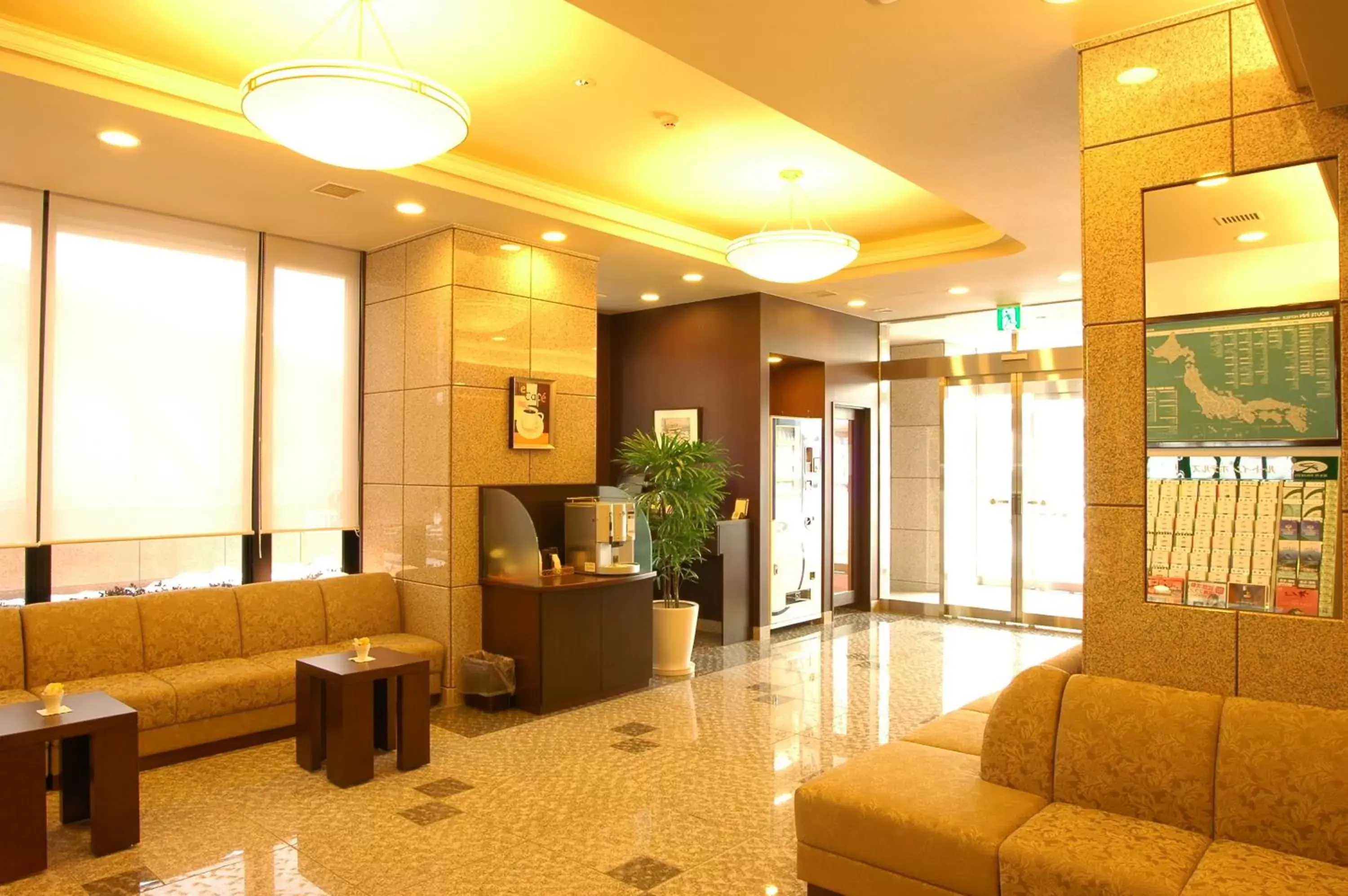 Lobby or reception, Lobby/Reception in Hotel Route-Inn Hirosaki Ekimae