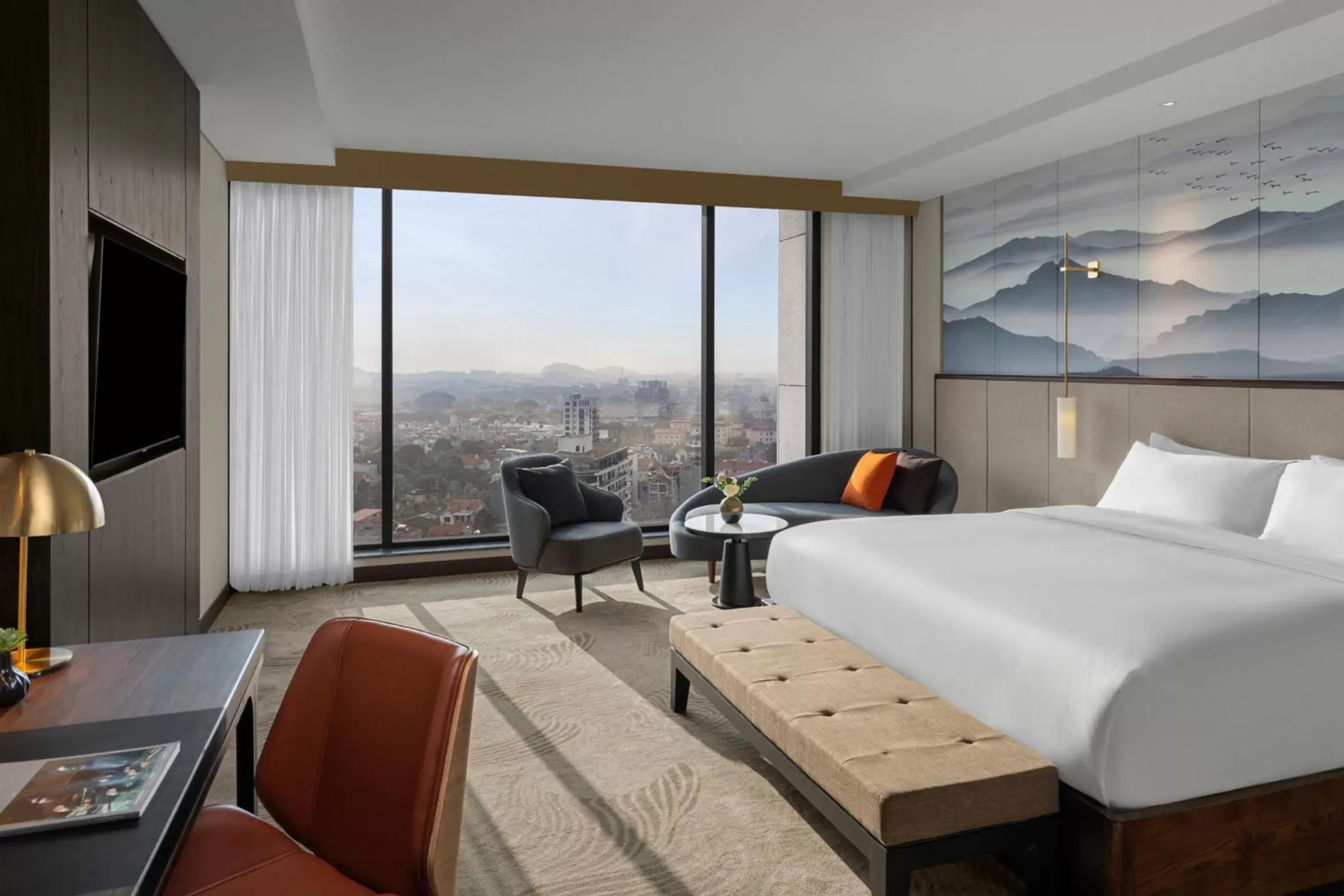 Photo of the whole room, Bed in Crowne Plaza Vinh Yen City Centre by IHG