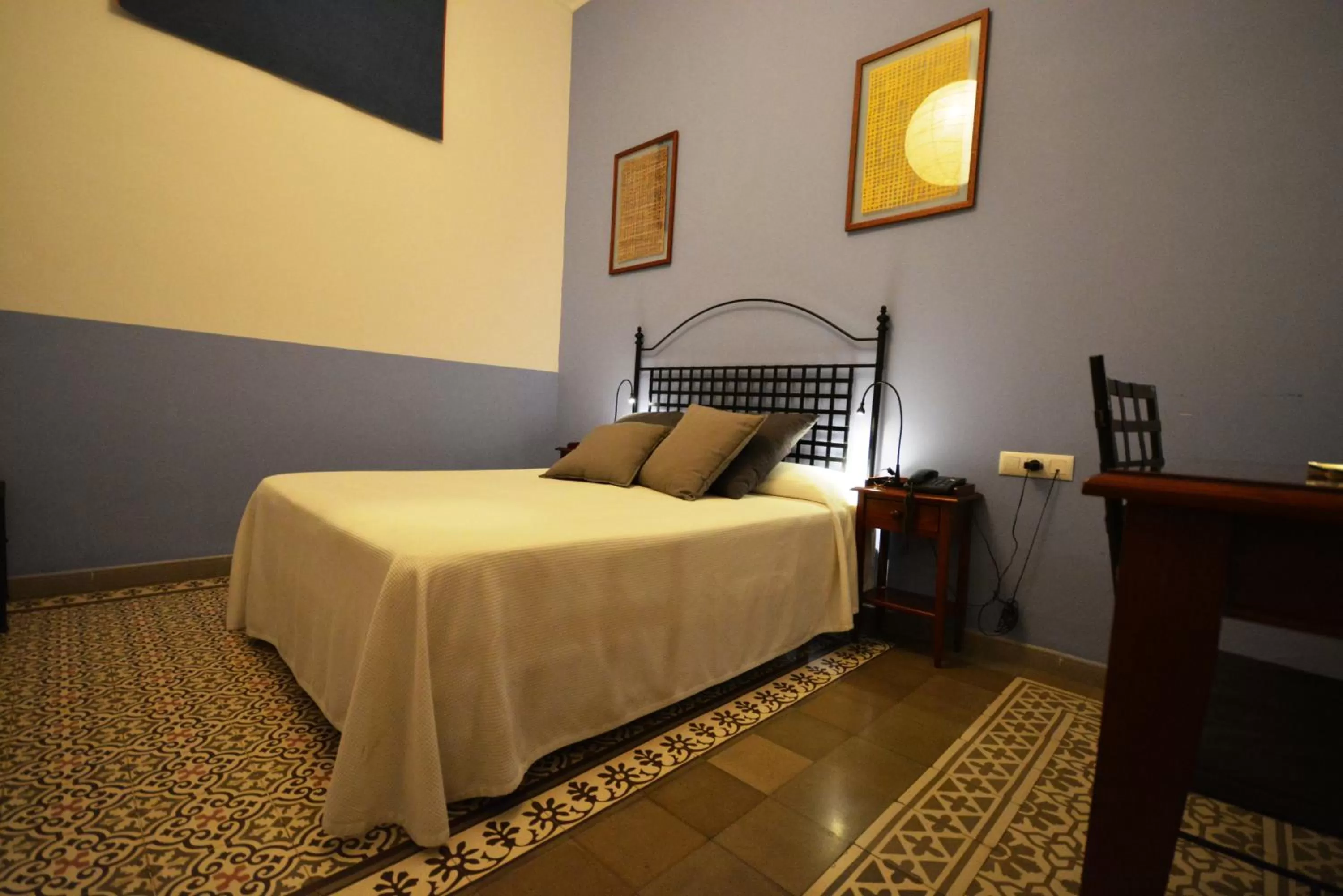Bed in Hotel Casa de los Azulejos