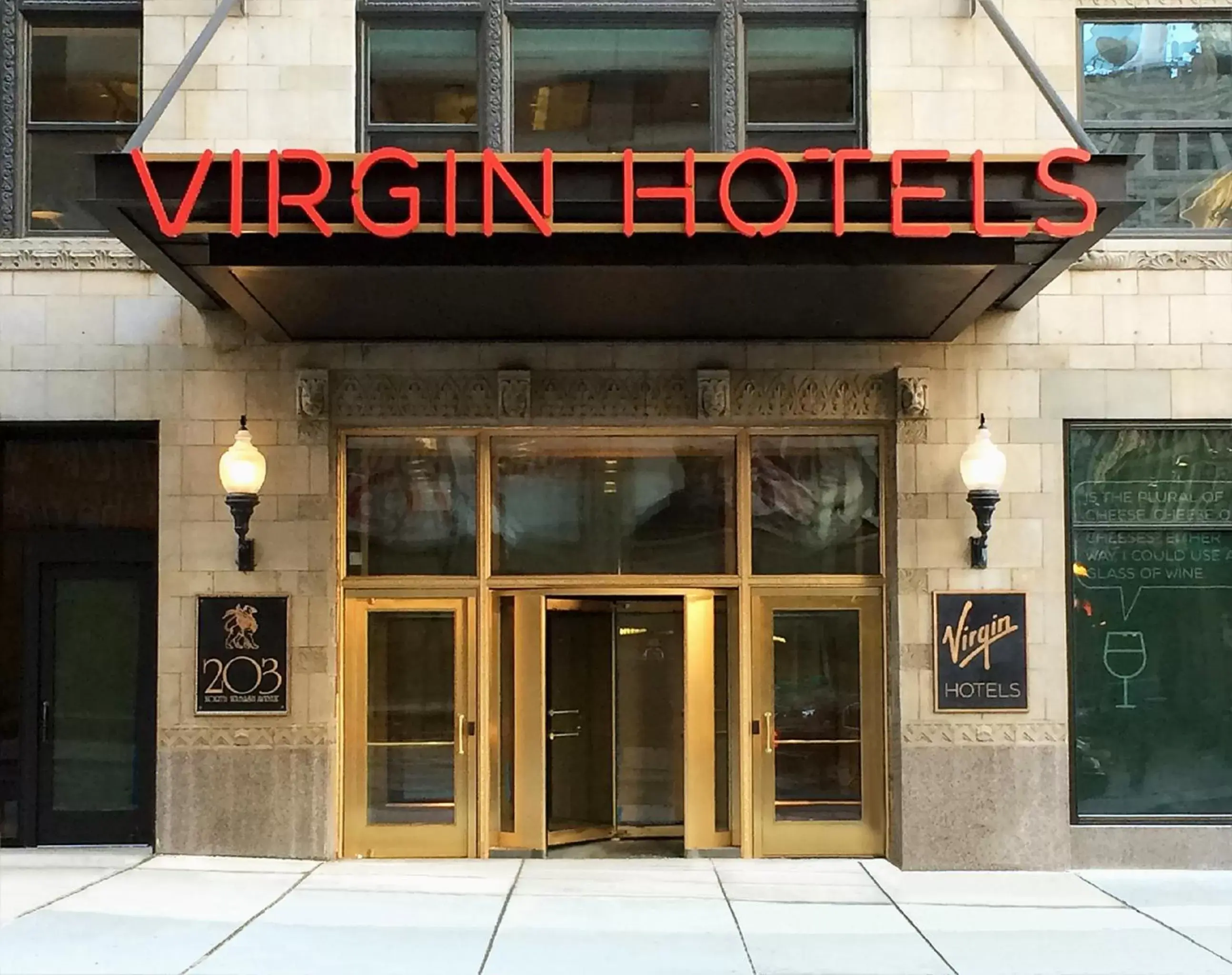 Facade/entrance in Virgin Hotels Chicago
