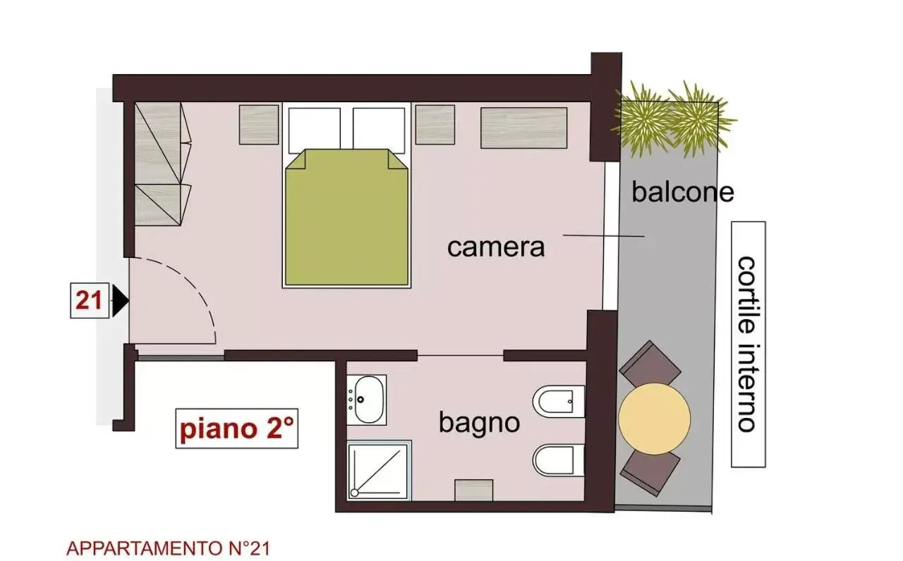 Floor Plan in HH Hermoso Housing ALESSANDRIA