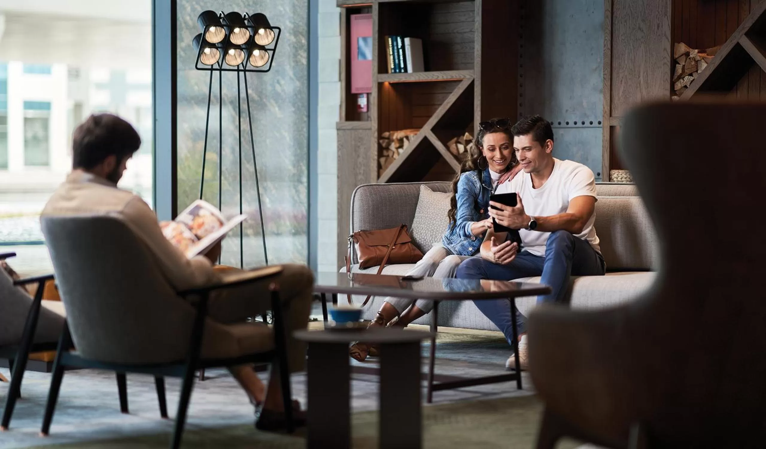 Lobby or reception in Barcelo Business Bay Dubai -Formerly Revier Hotel