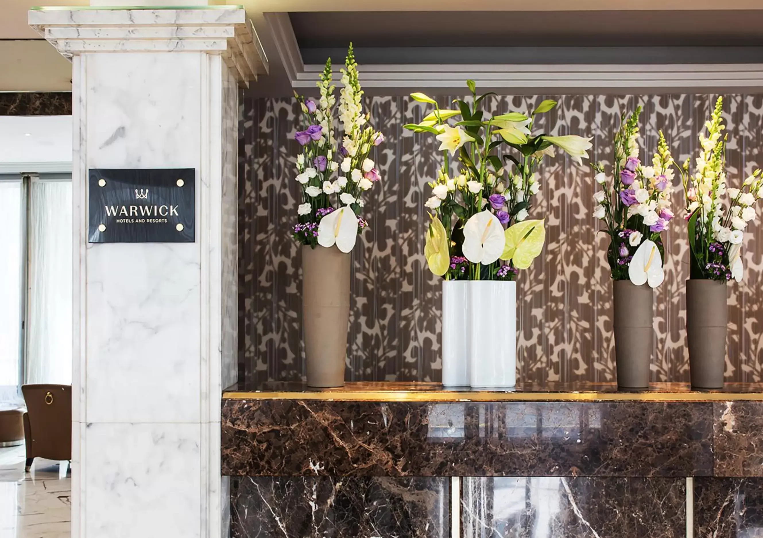 Lobby or reception in Warwick Geneva Lobby or reception in Warwick Geneva