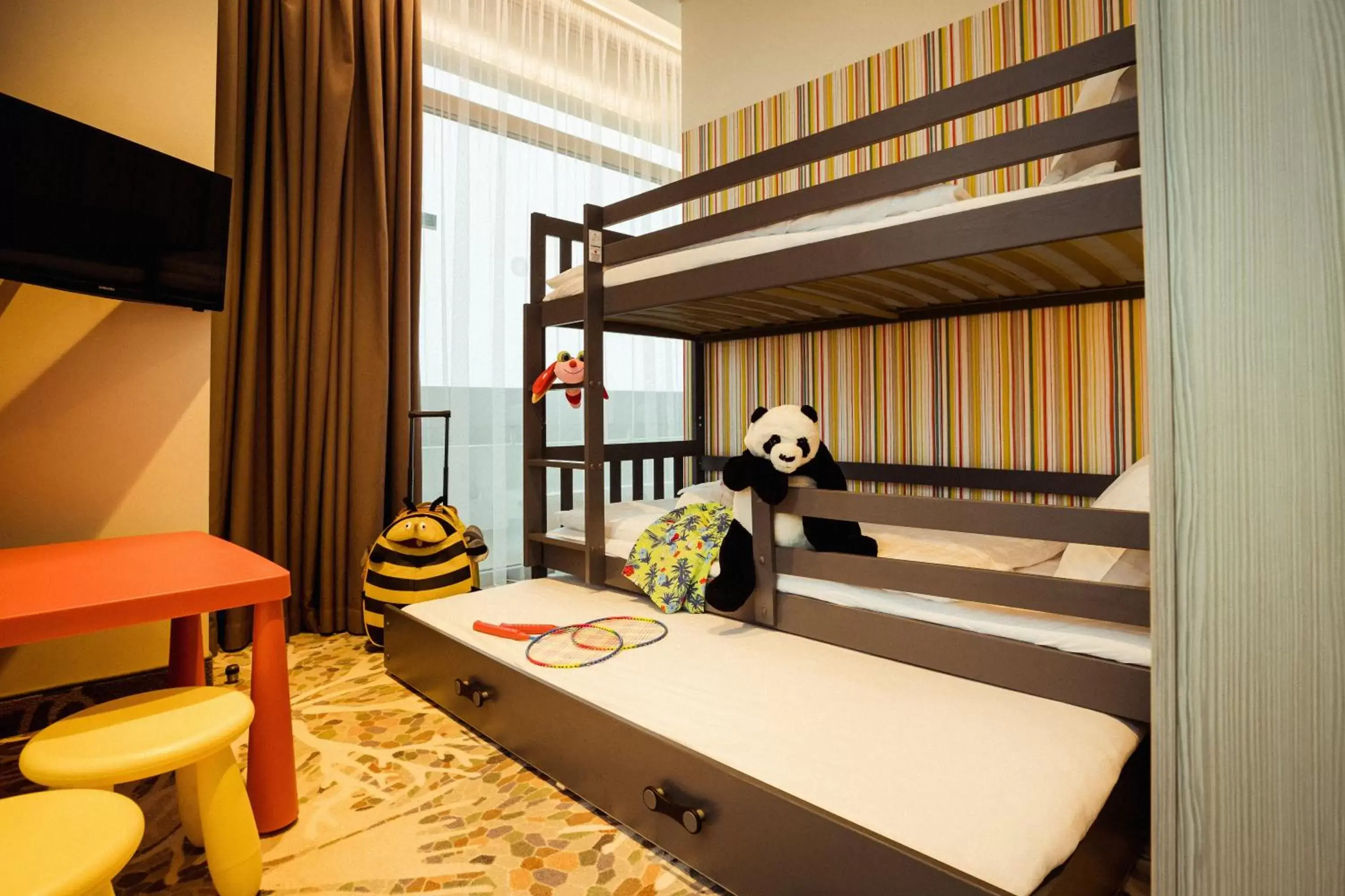 Bedroom, Bunk Bed in Lielupe Hotel SPA & Conferences by Semarah
