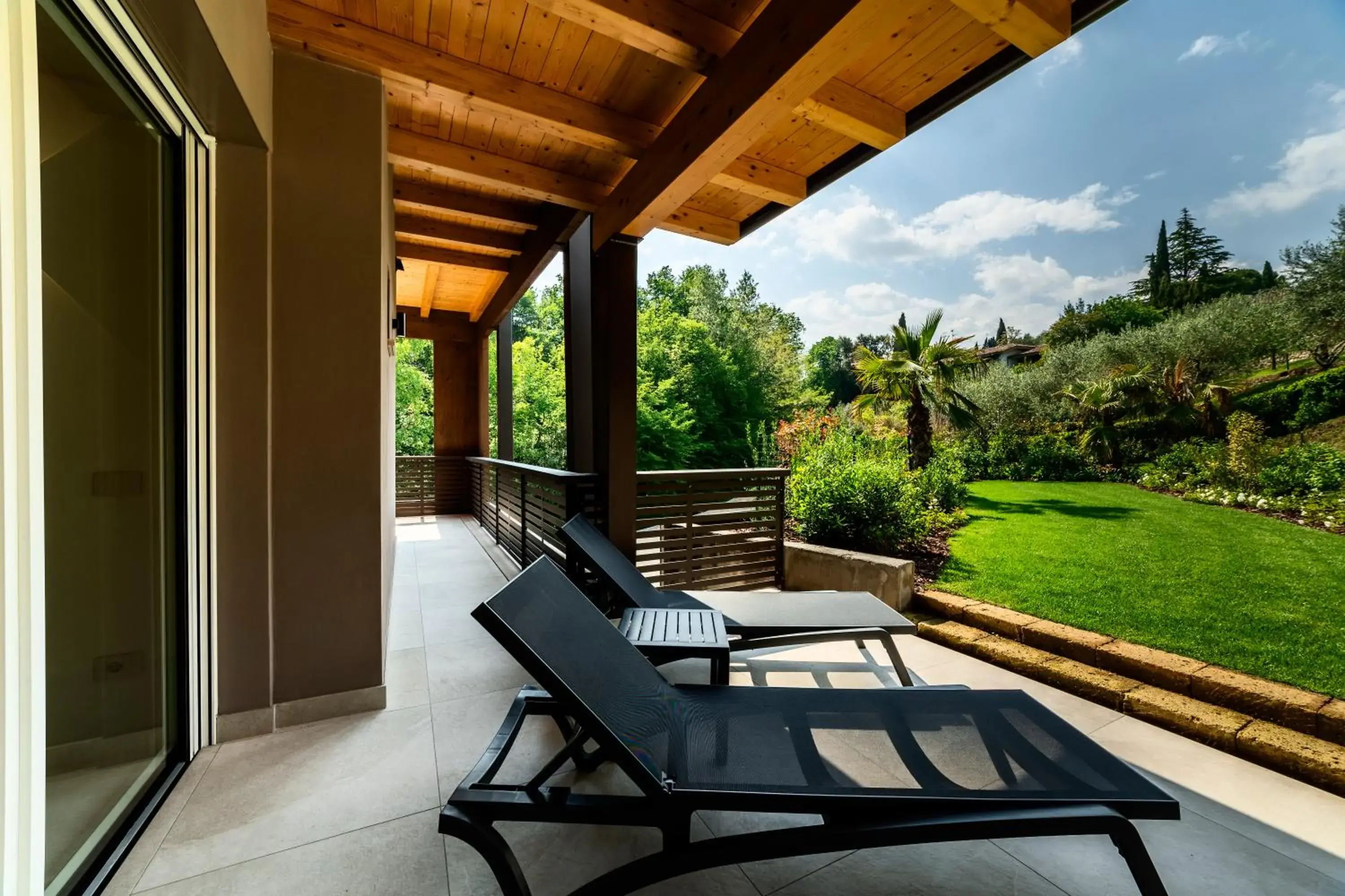 Patio, Balcony/Terrace in Lamasu RioVerde - Lago di Garda