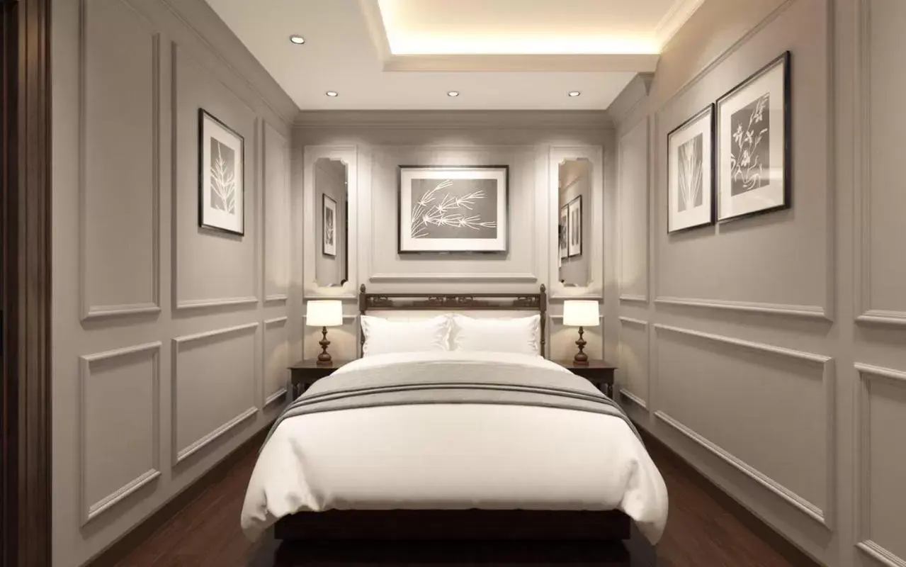 Photo of the whole room, Bed in Eco Luxury Hotel Hanoi