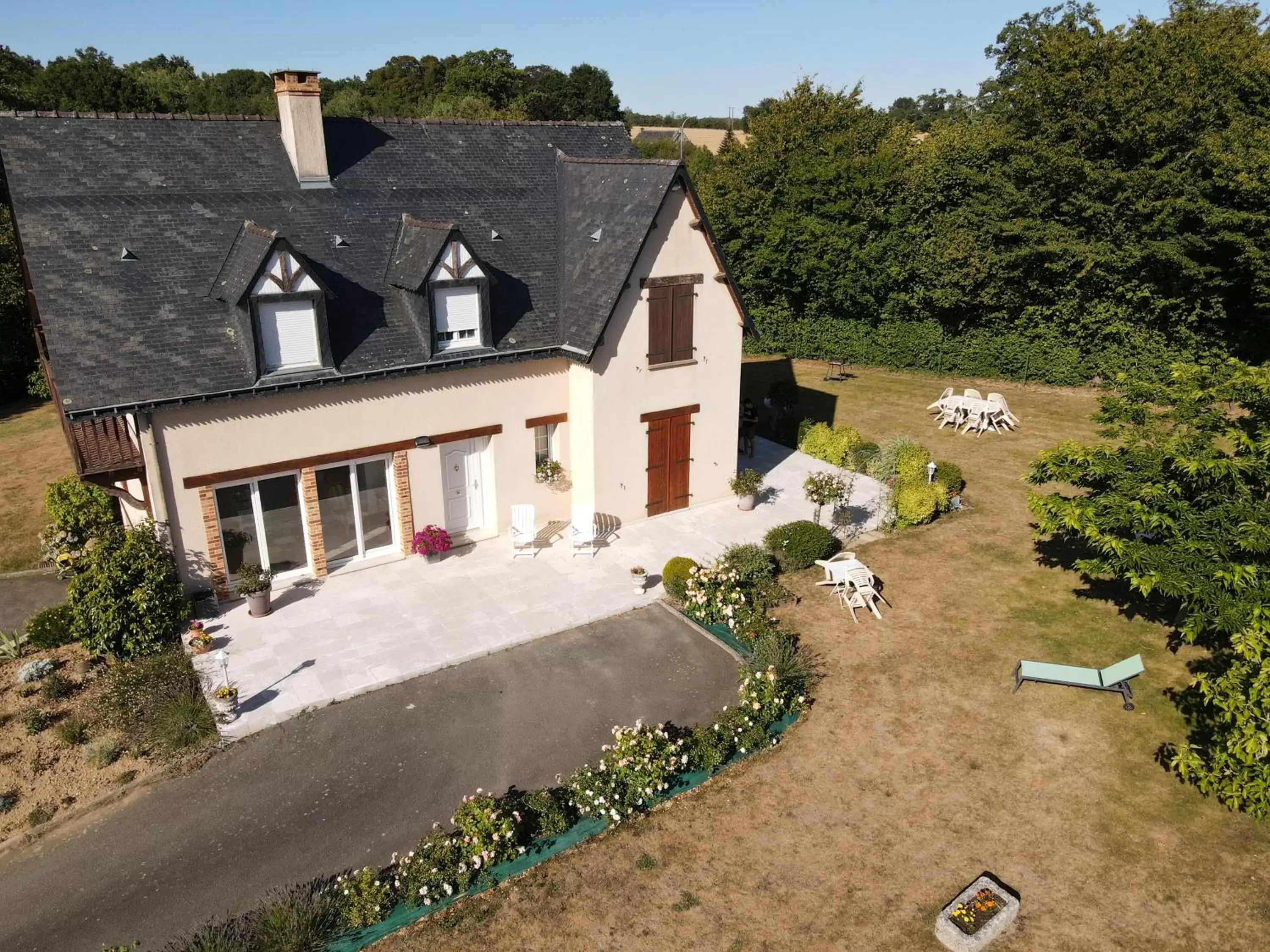 Bird's-eye View in Chambres d'hôtes Le Bignon