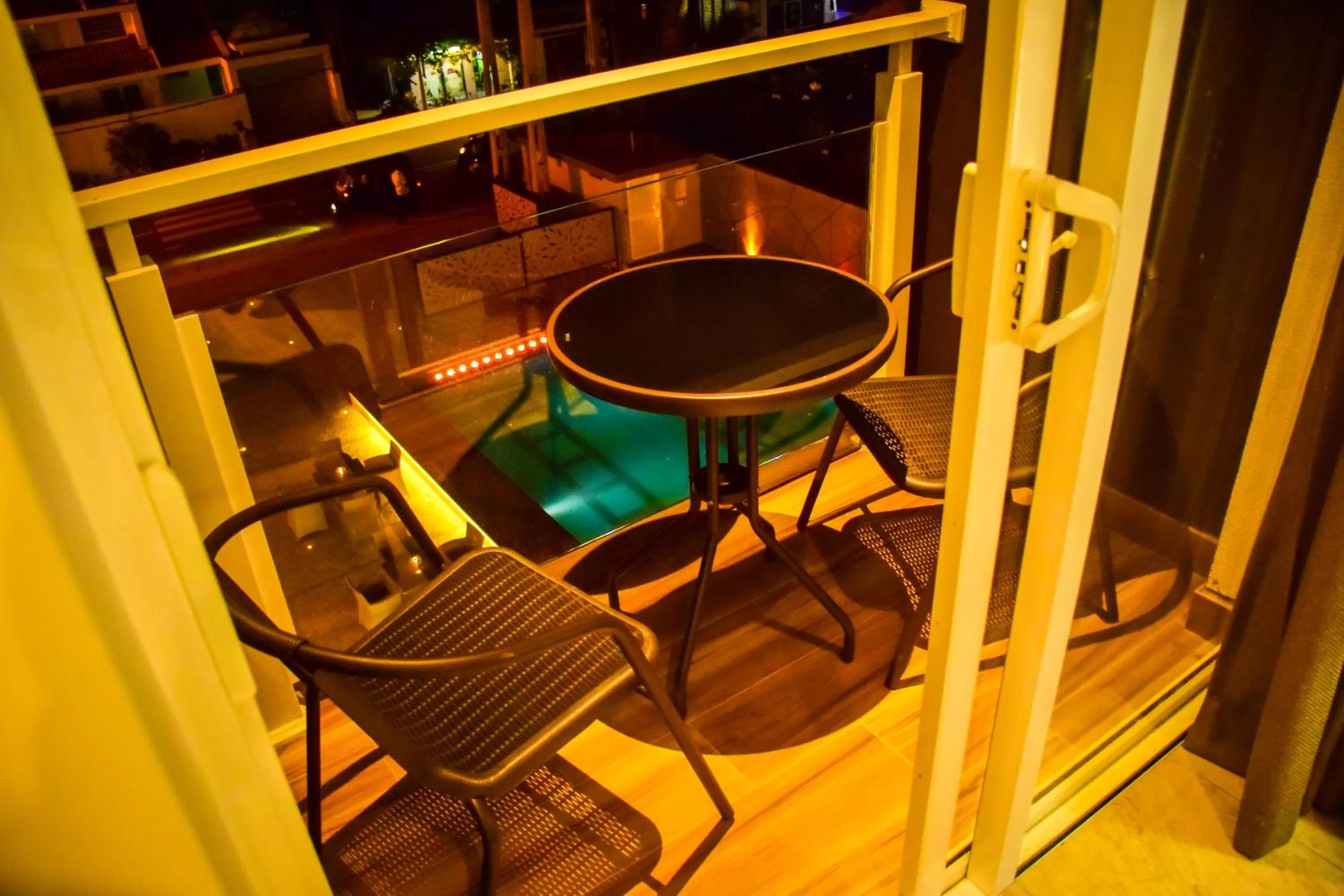 Balcony/Terrace in Ruvisha Beach Hotel