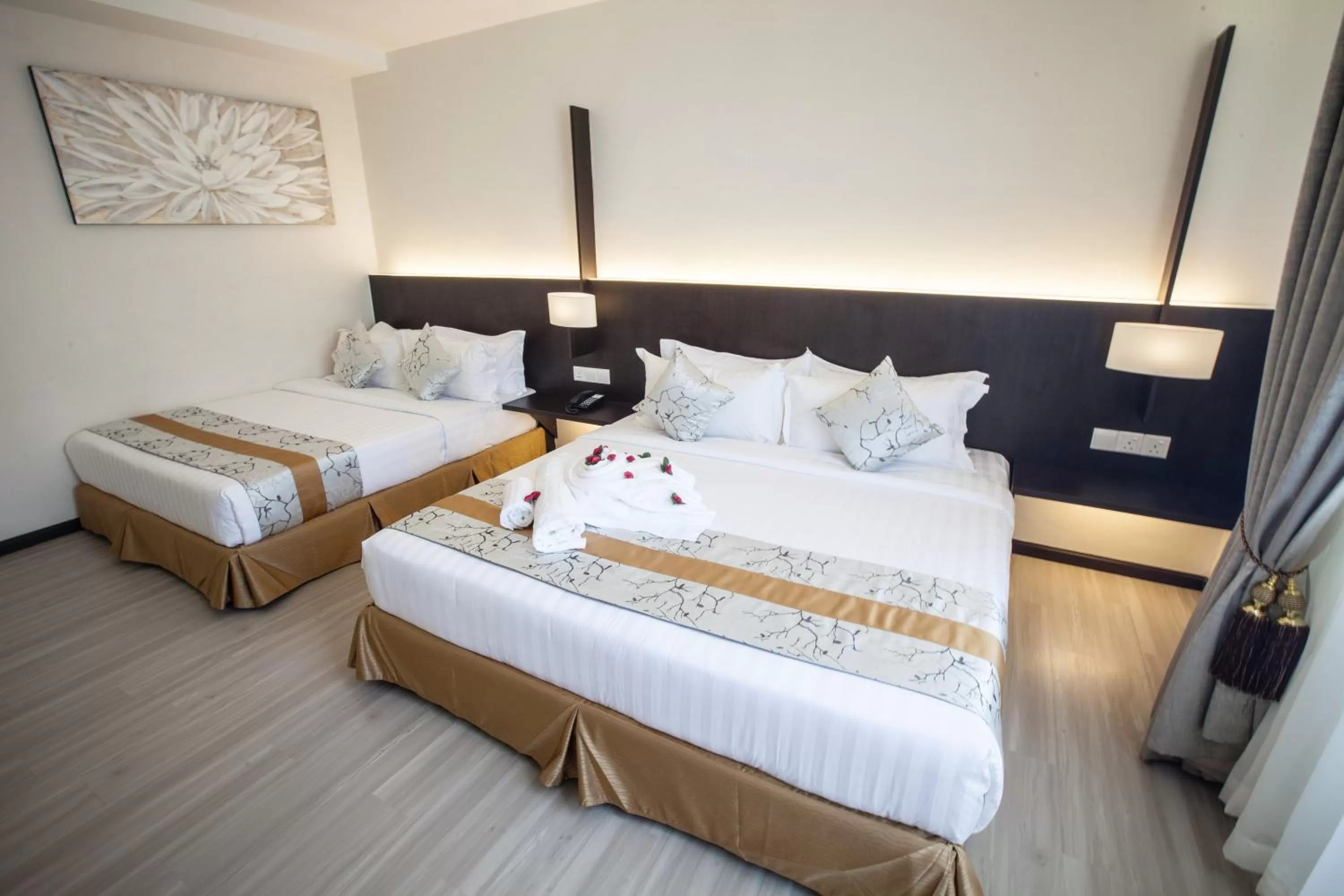 Bed in Amamas Boutique Hotel Kuching