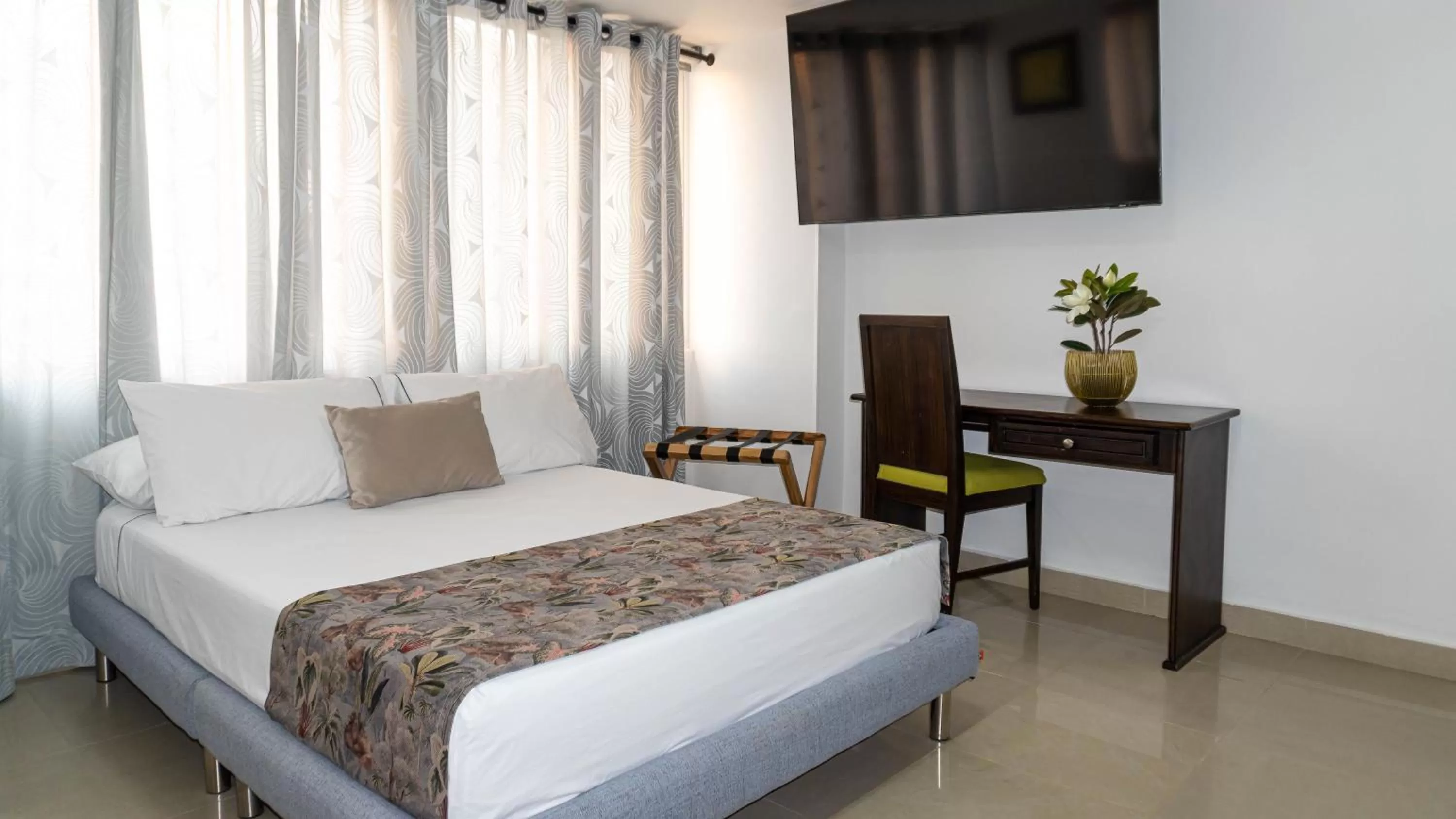 Bed in Hotel Arhuaco Rodadero